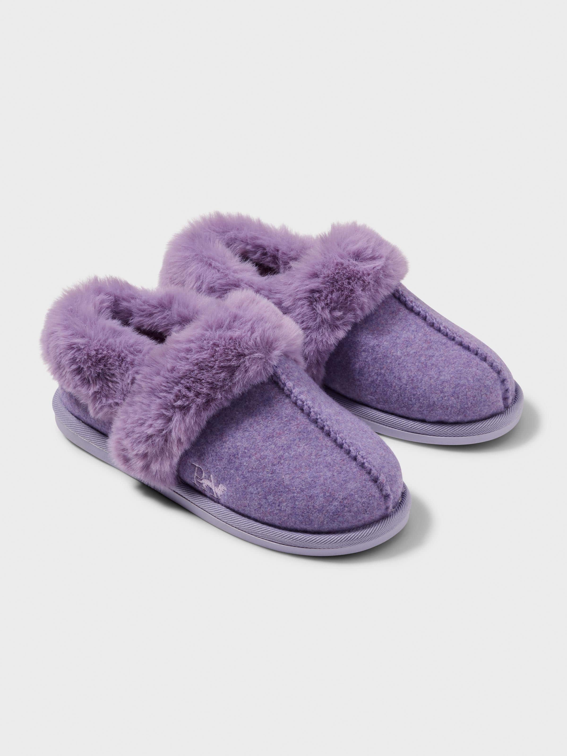 Lilac Cosy Slipper