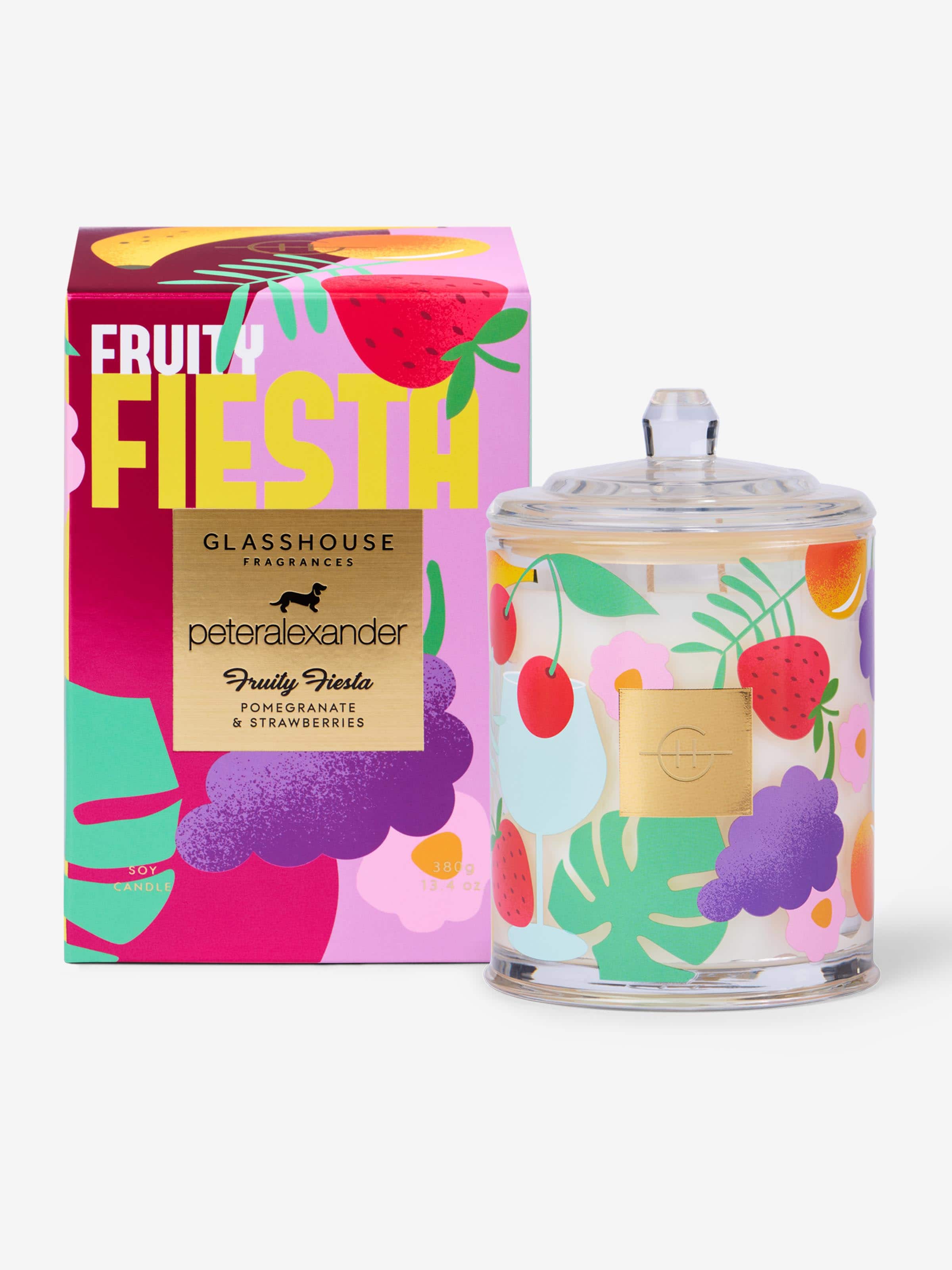 Glasshouse Fragrances Limited Edition Fruity Fiesta 380G Candle