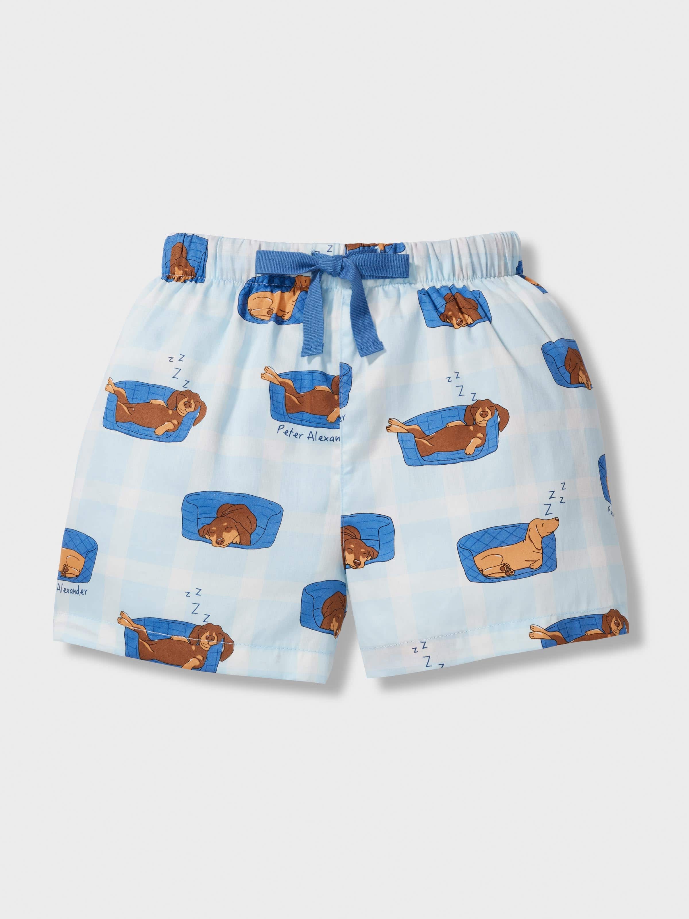 Jnr Boys Sleepy Puppy Short Pj Set
