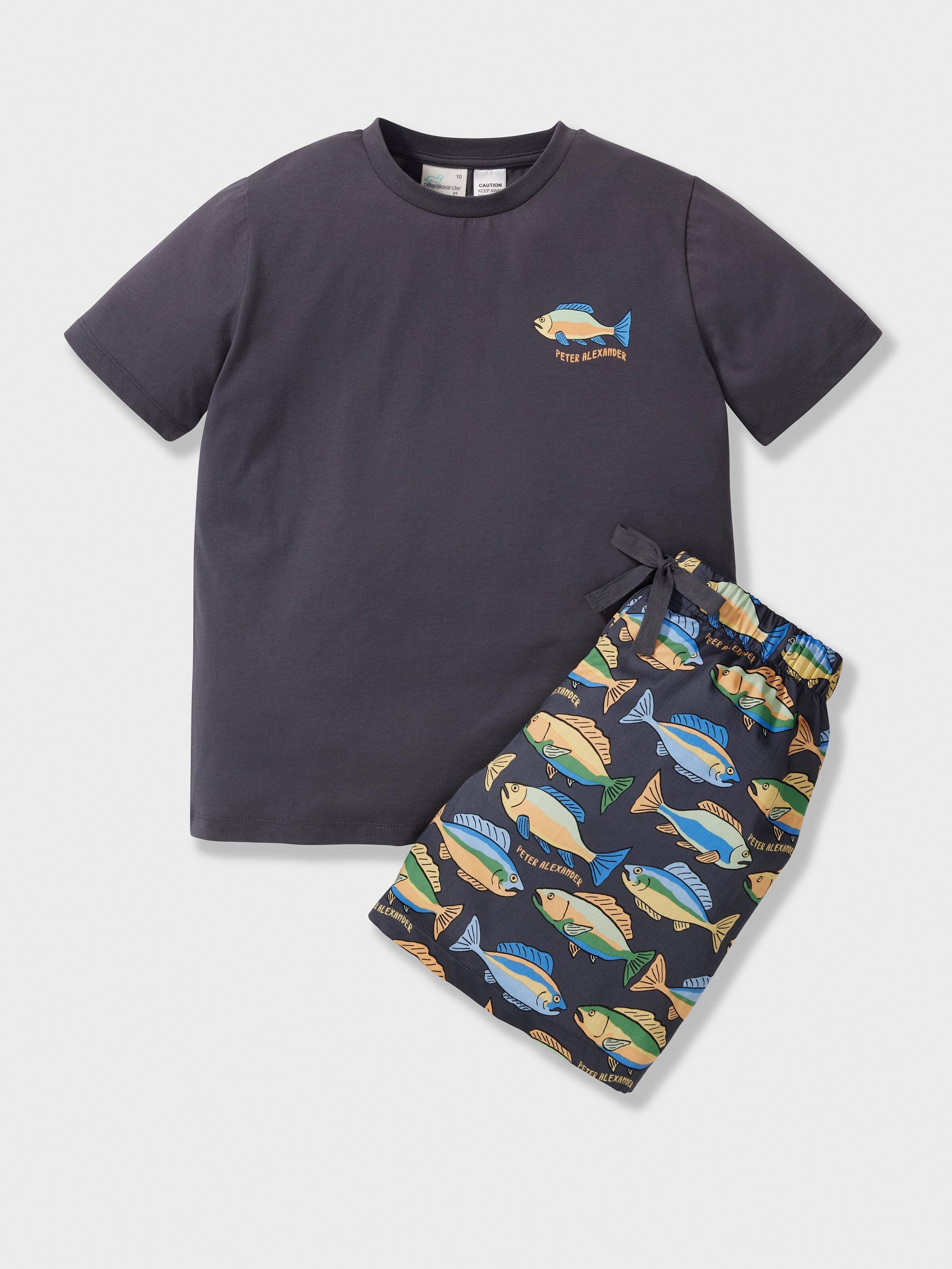 Boys Fishing Short Pj Set