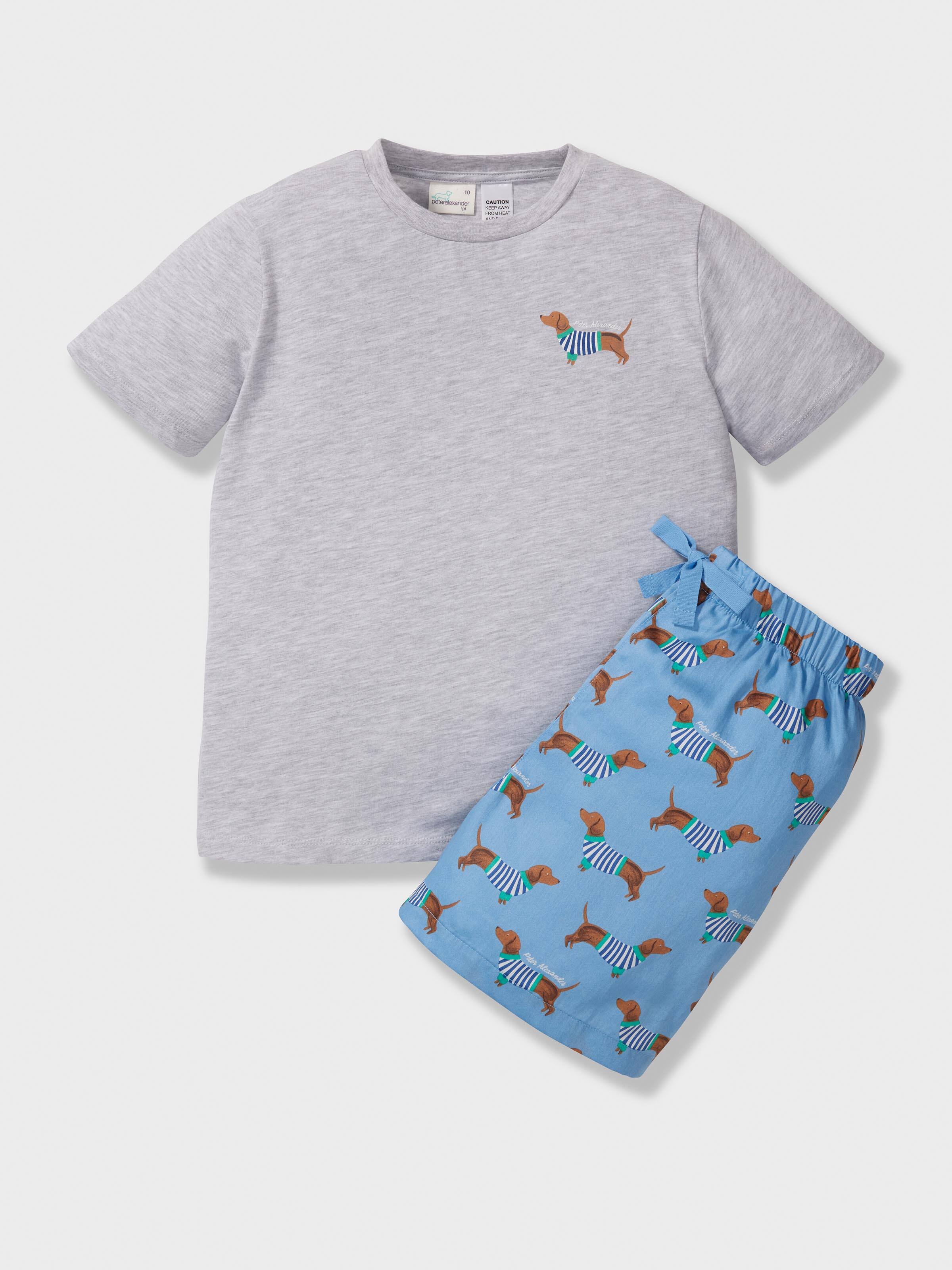 Boys Dachshund Short Pj Set
