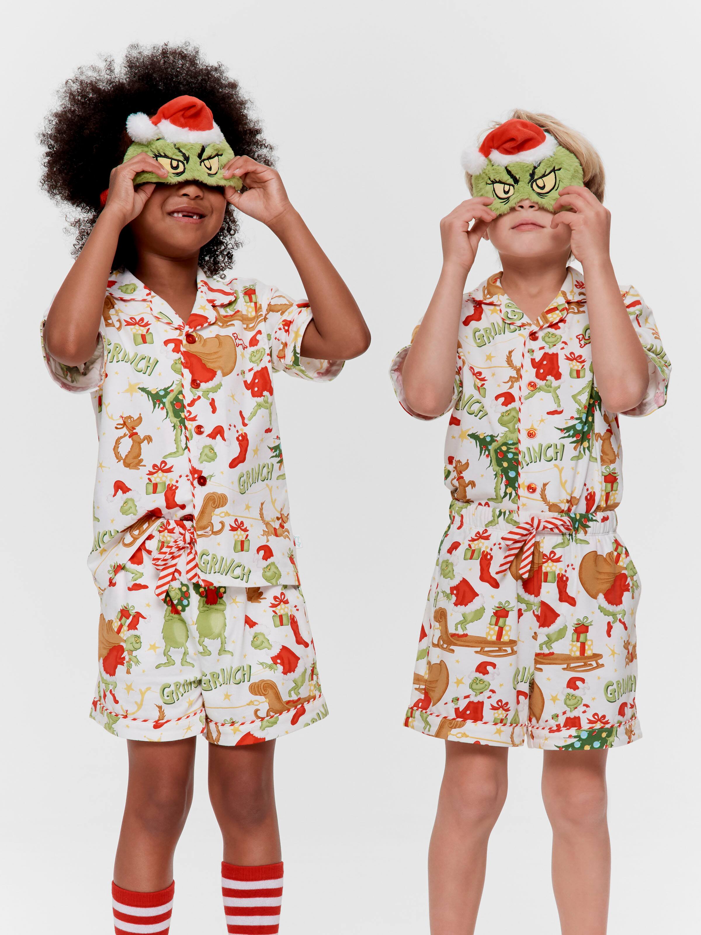 Jnr Kids The Grinch Classic Short Pj Set