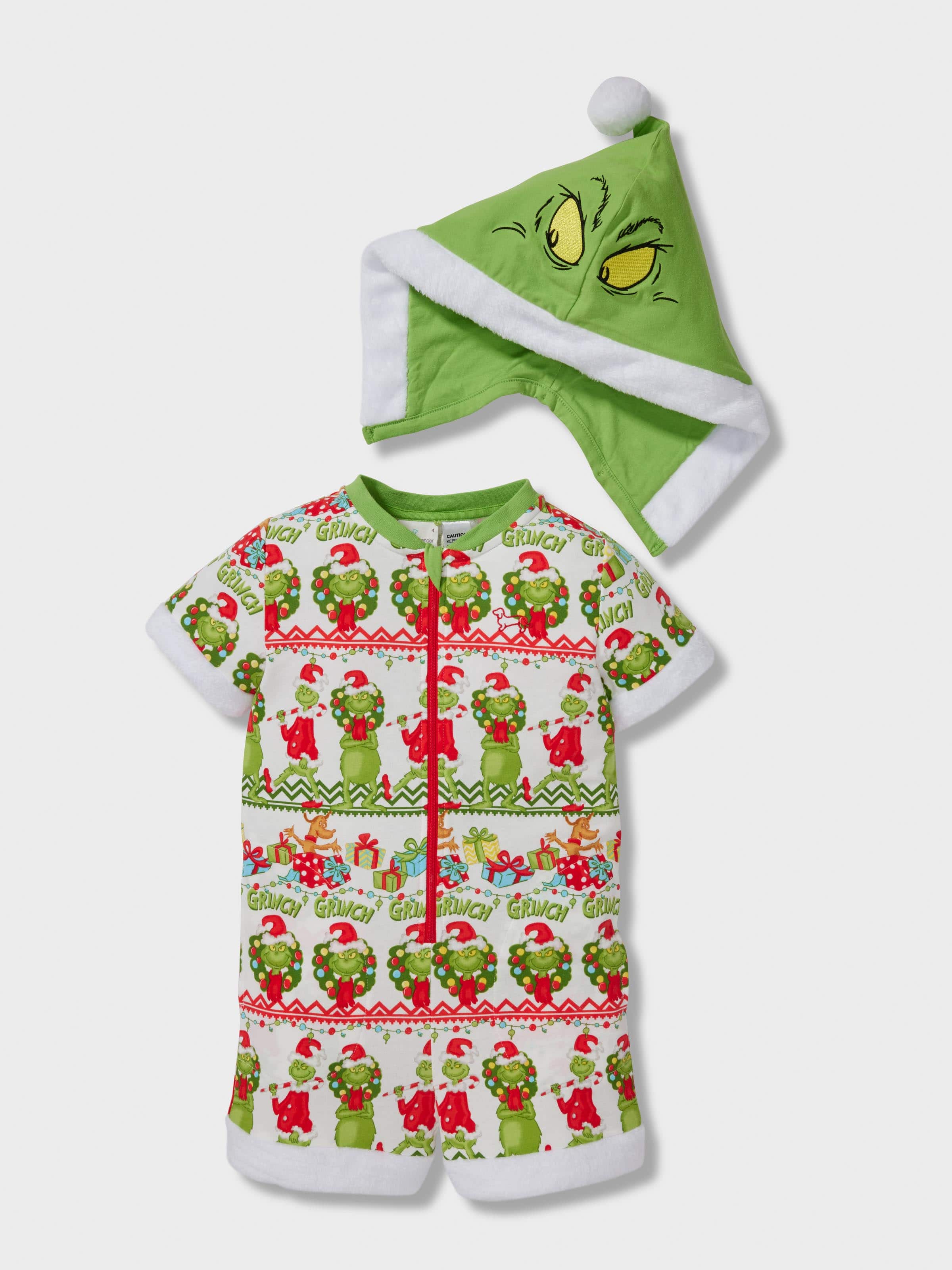 Jnr Kids The Grinch Fair Isle Onesie