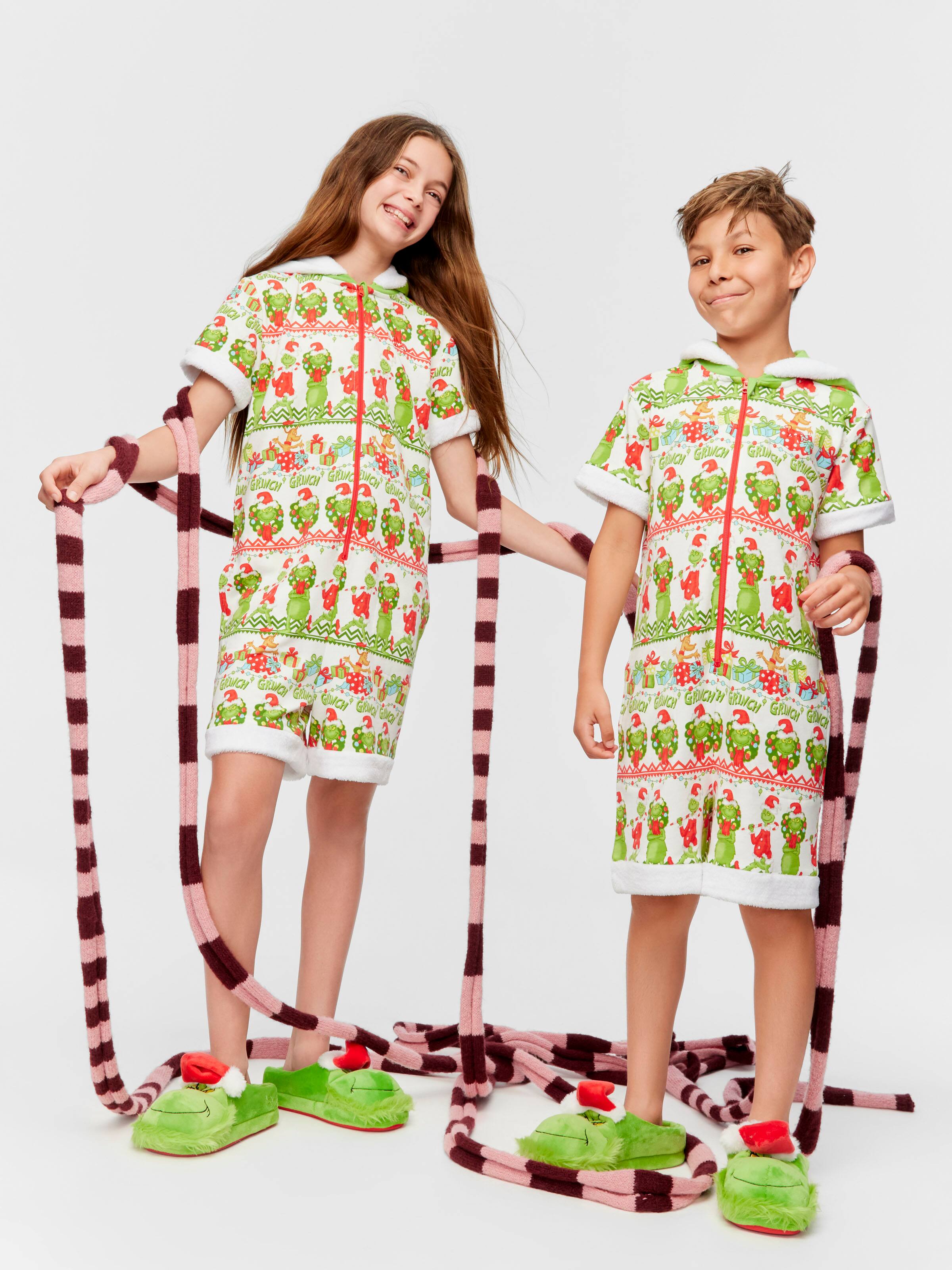Kids The Grinch Fair Isle Onesie