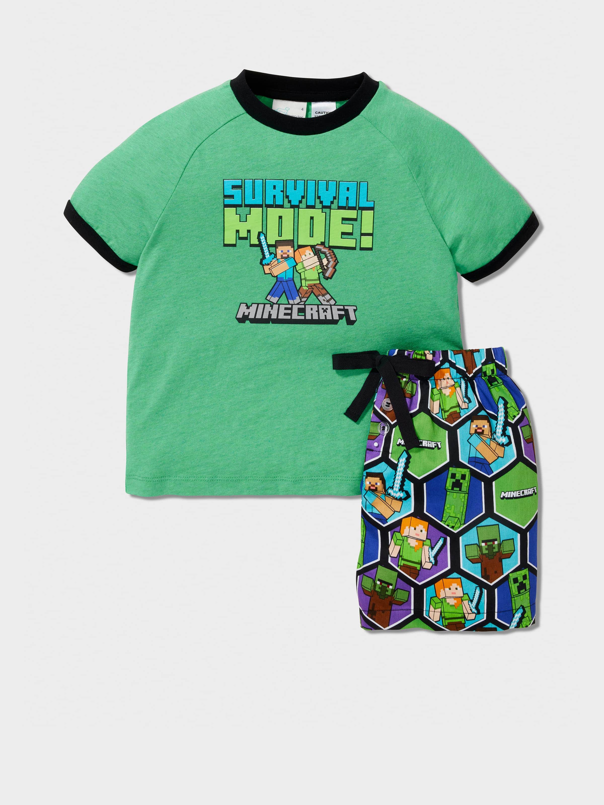 Jnr Boys Minecraft Pj Set