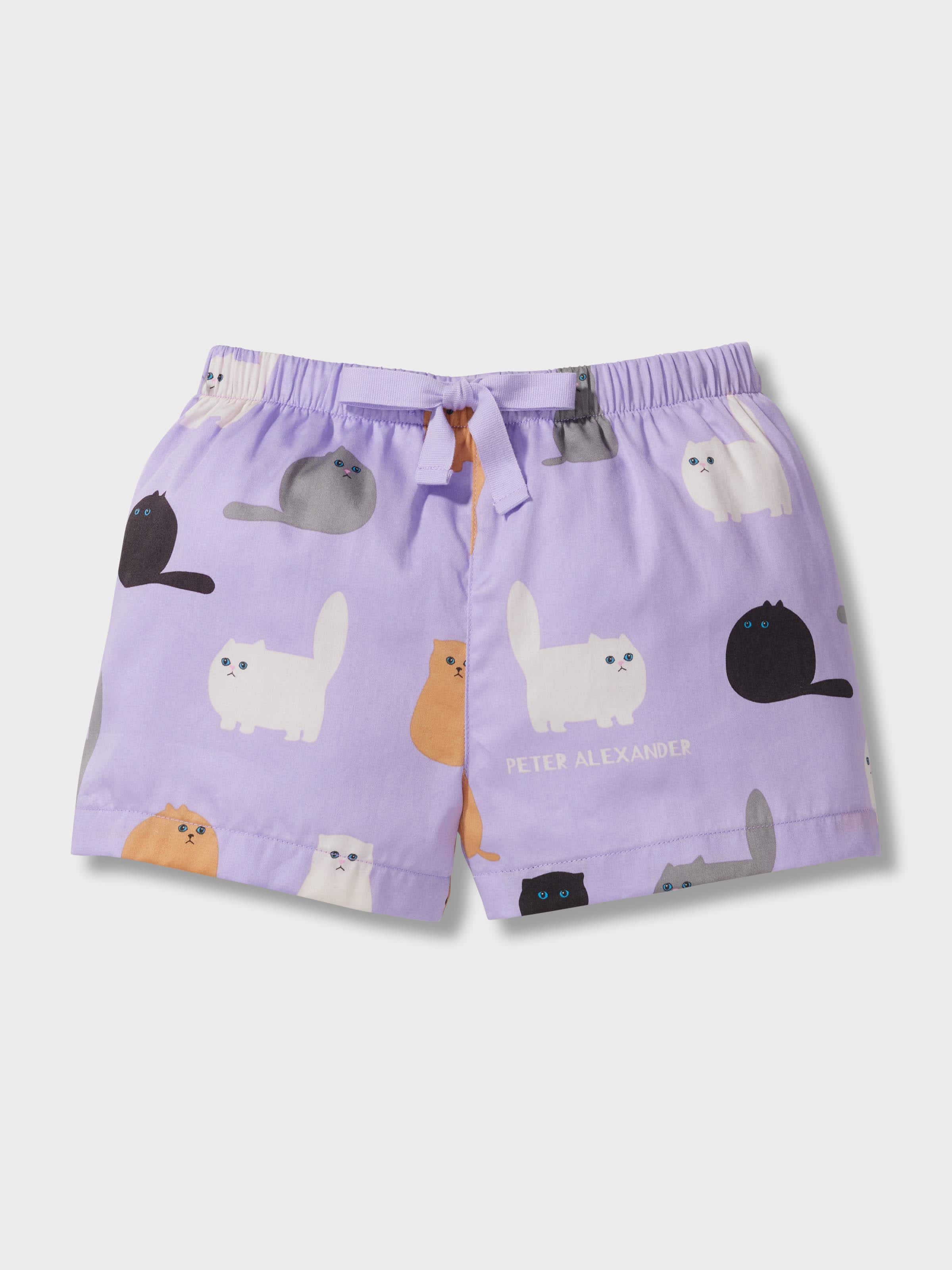Jnr Girls Kitty Short Pj Set