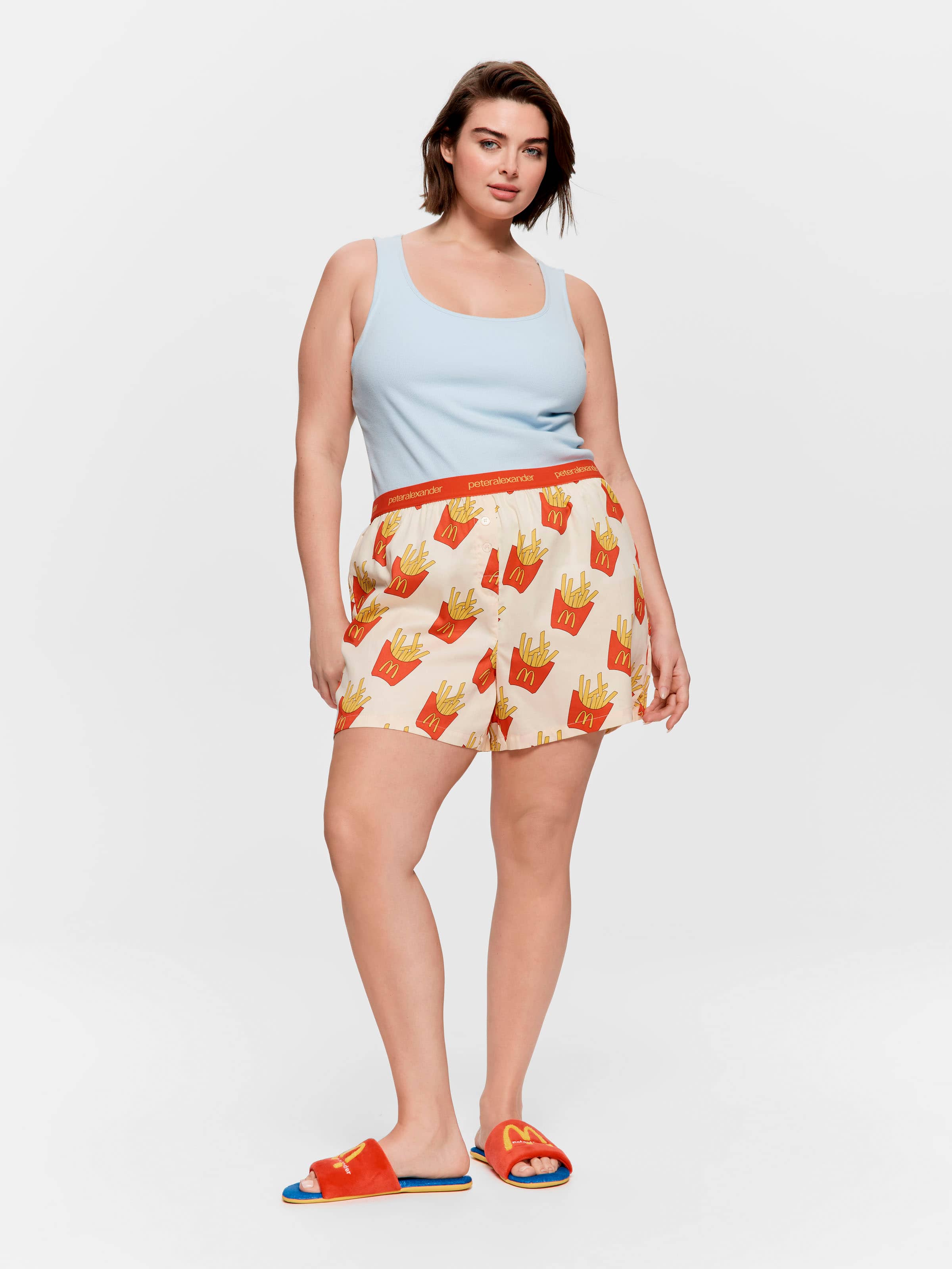 P.A. Plus Maccas Fries 100% Cotton Mid Short