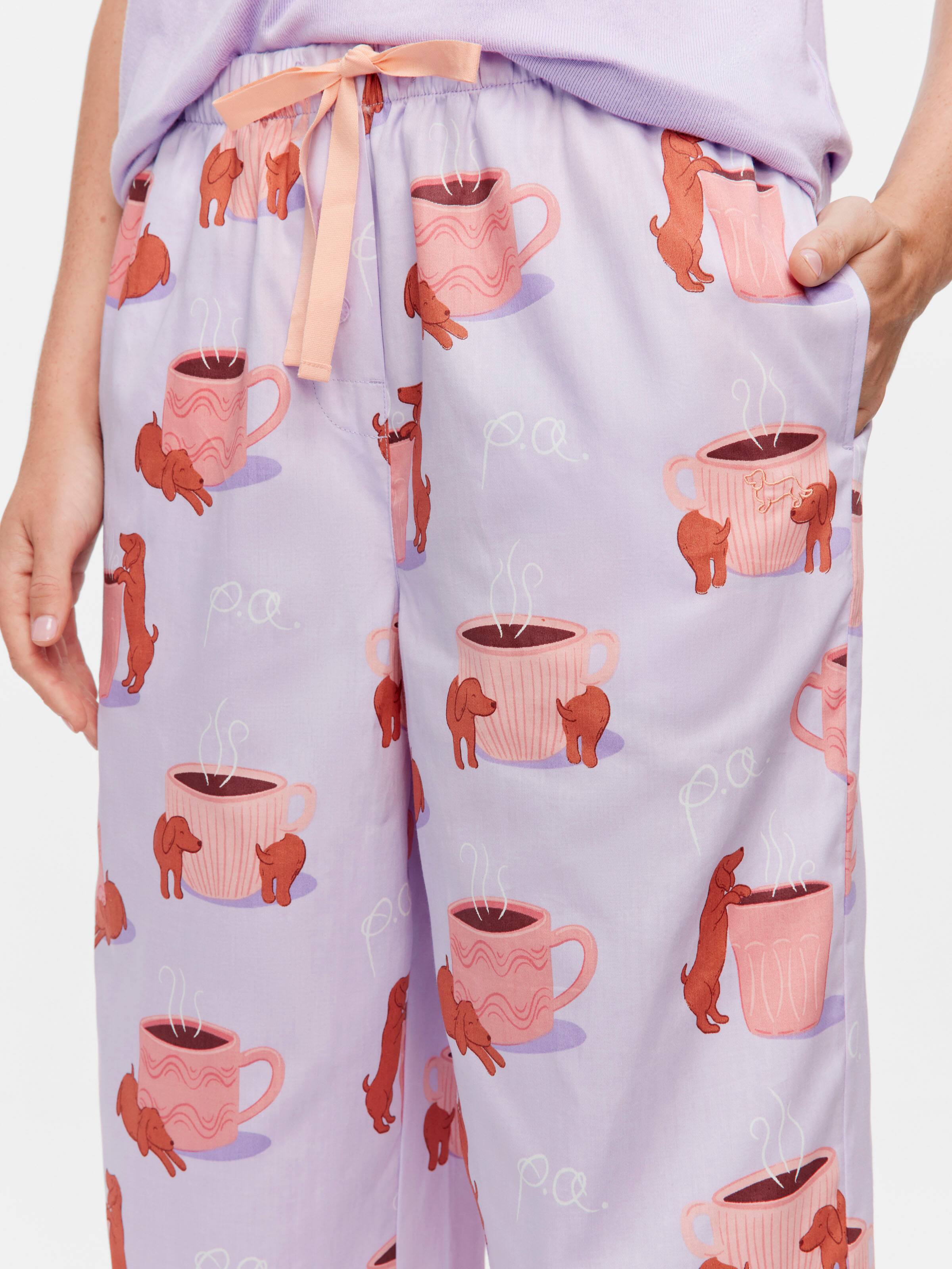 Daxie Loves Coffee Classic Pj Pant
