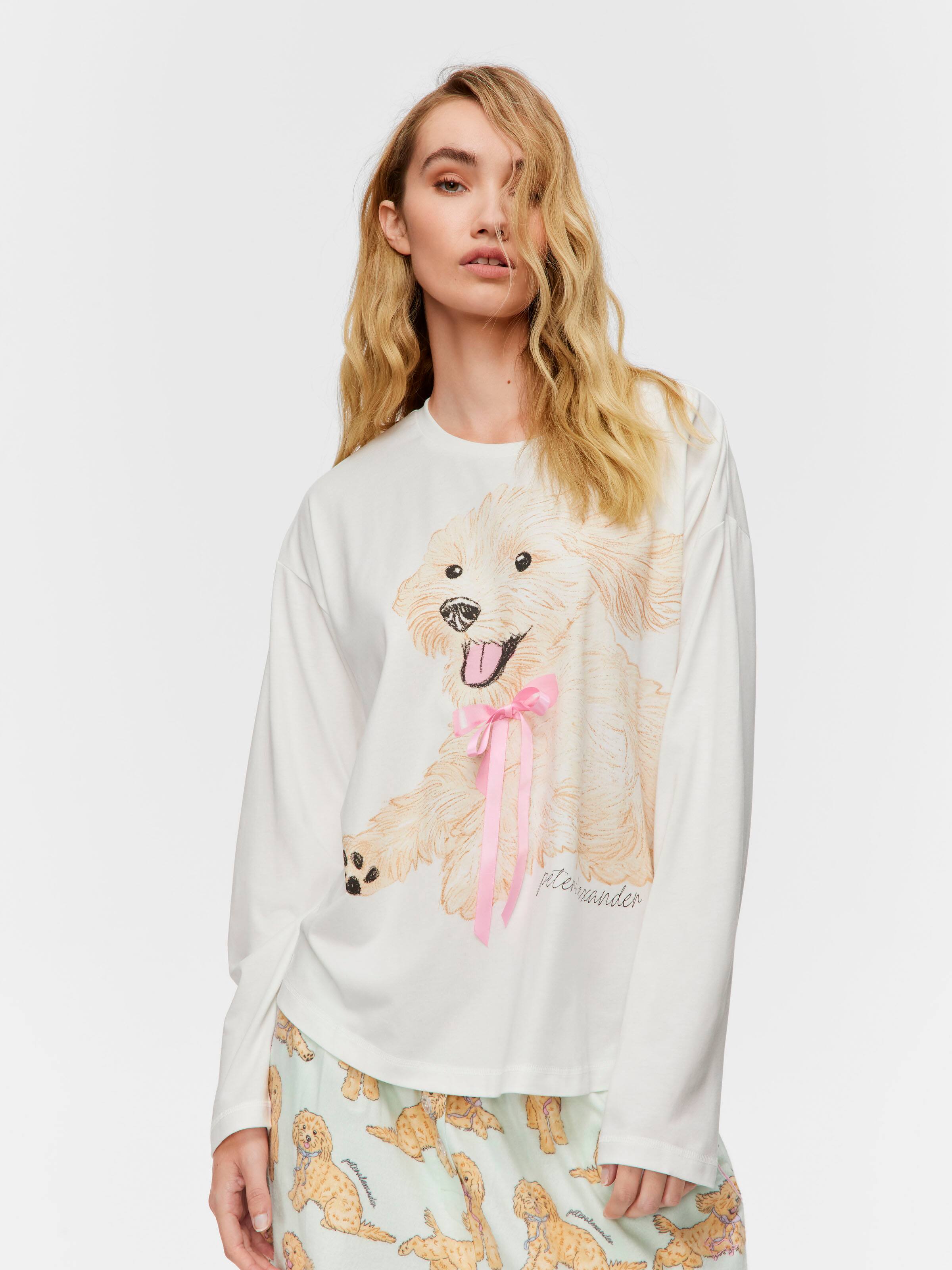 Cavoodle Oversized Long Sleeve Top