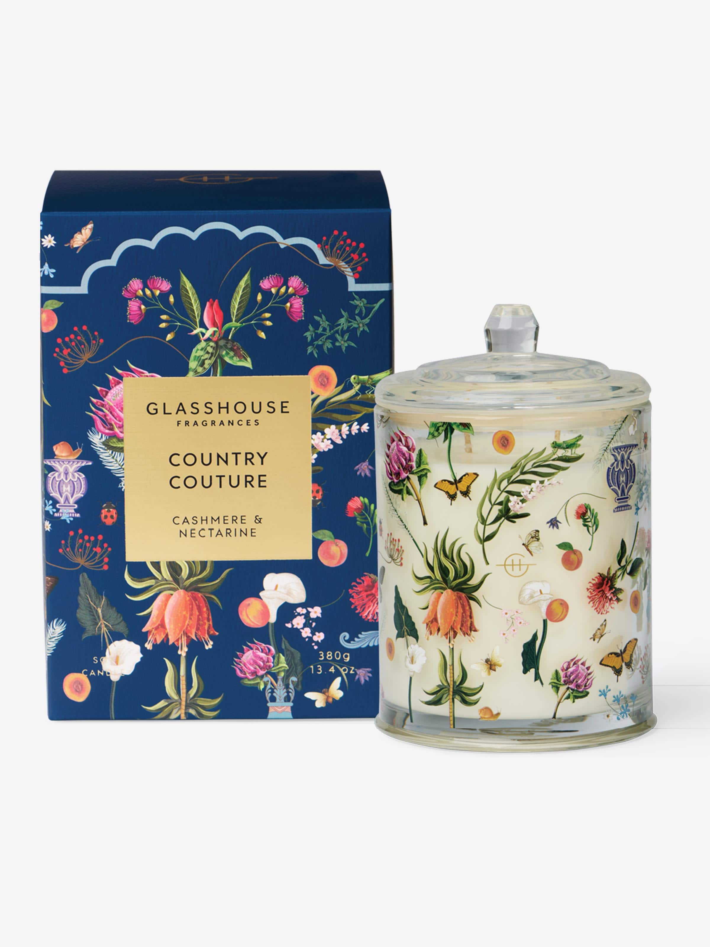Glasshouse Fragrances Limited Edition Country Couture 380G Candle