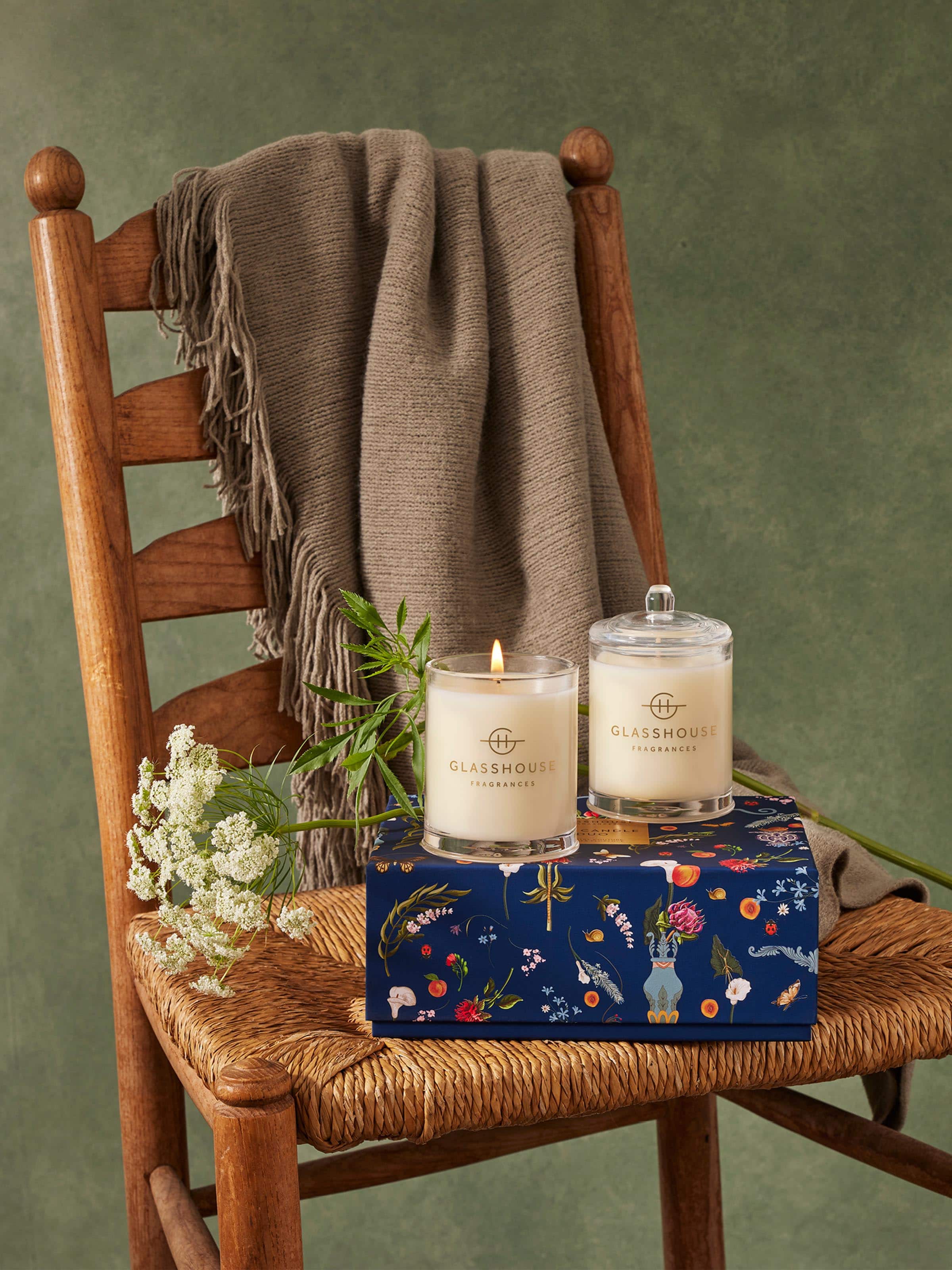 Glasshouse Fragrances Limited Edition Candle Duo Set