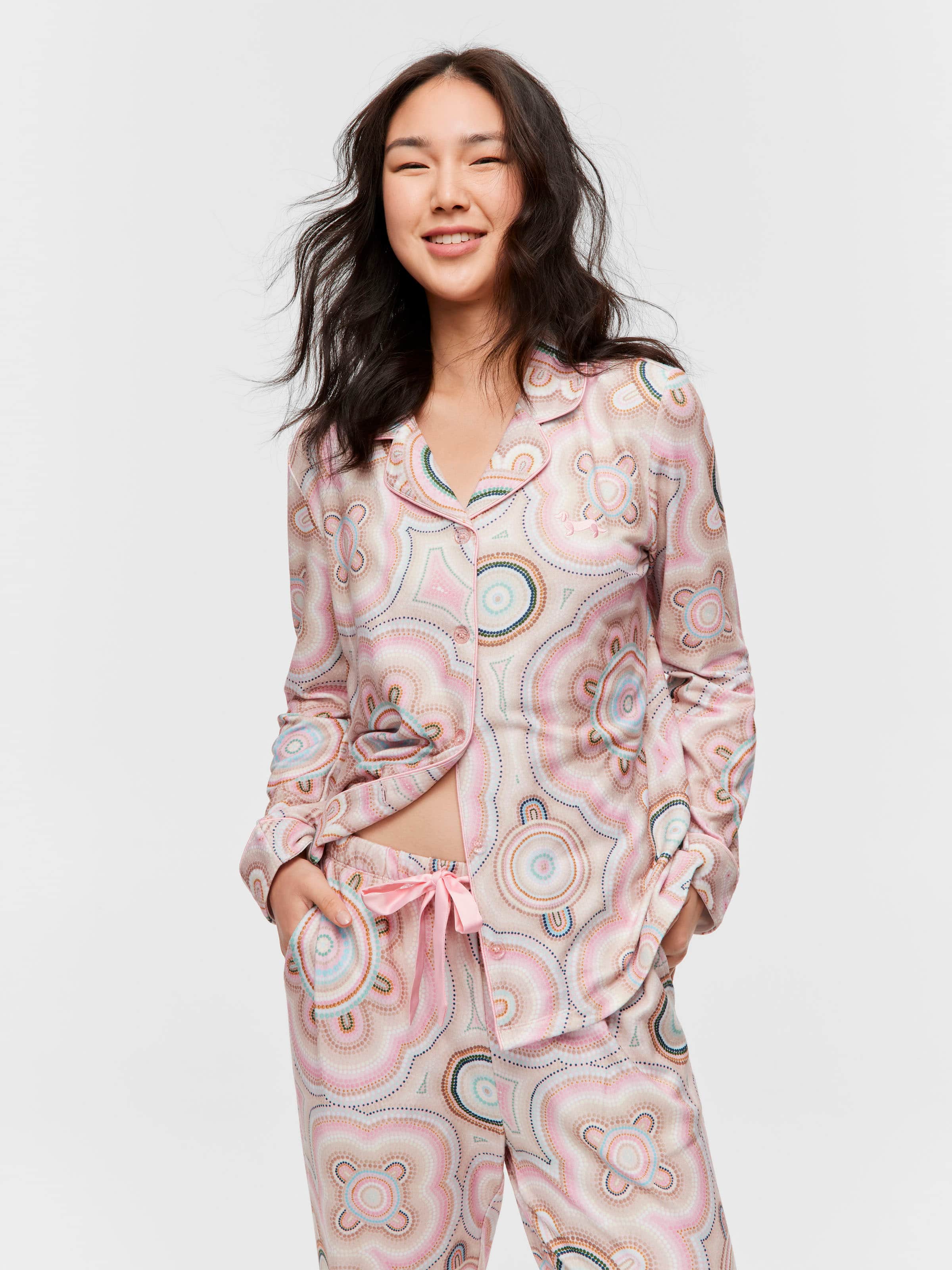 Lou Martin Plush Long Pj Set