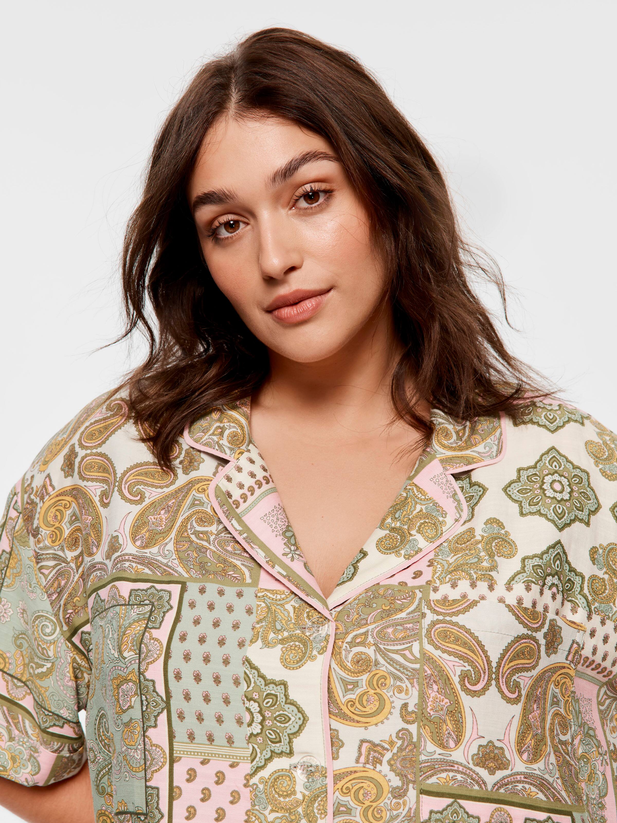 P.A. Plus Paisley Fashion Shirt