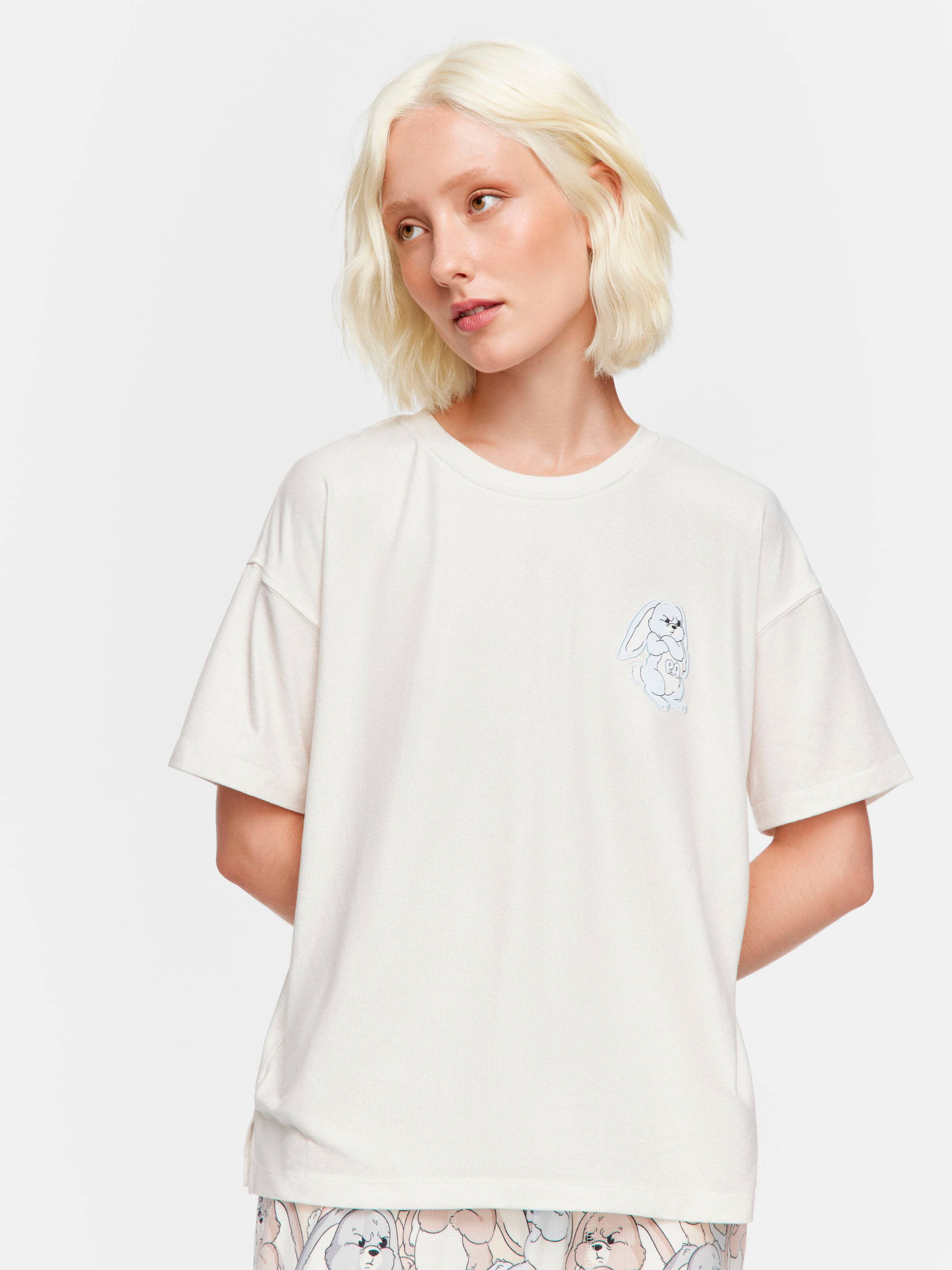 Grumpy Bunny Plush Tee