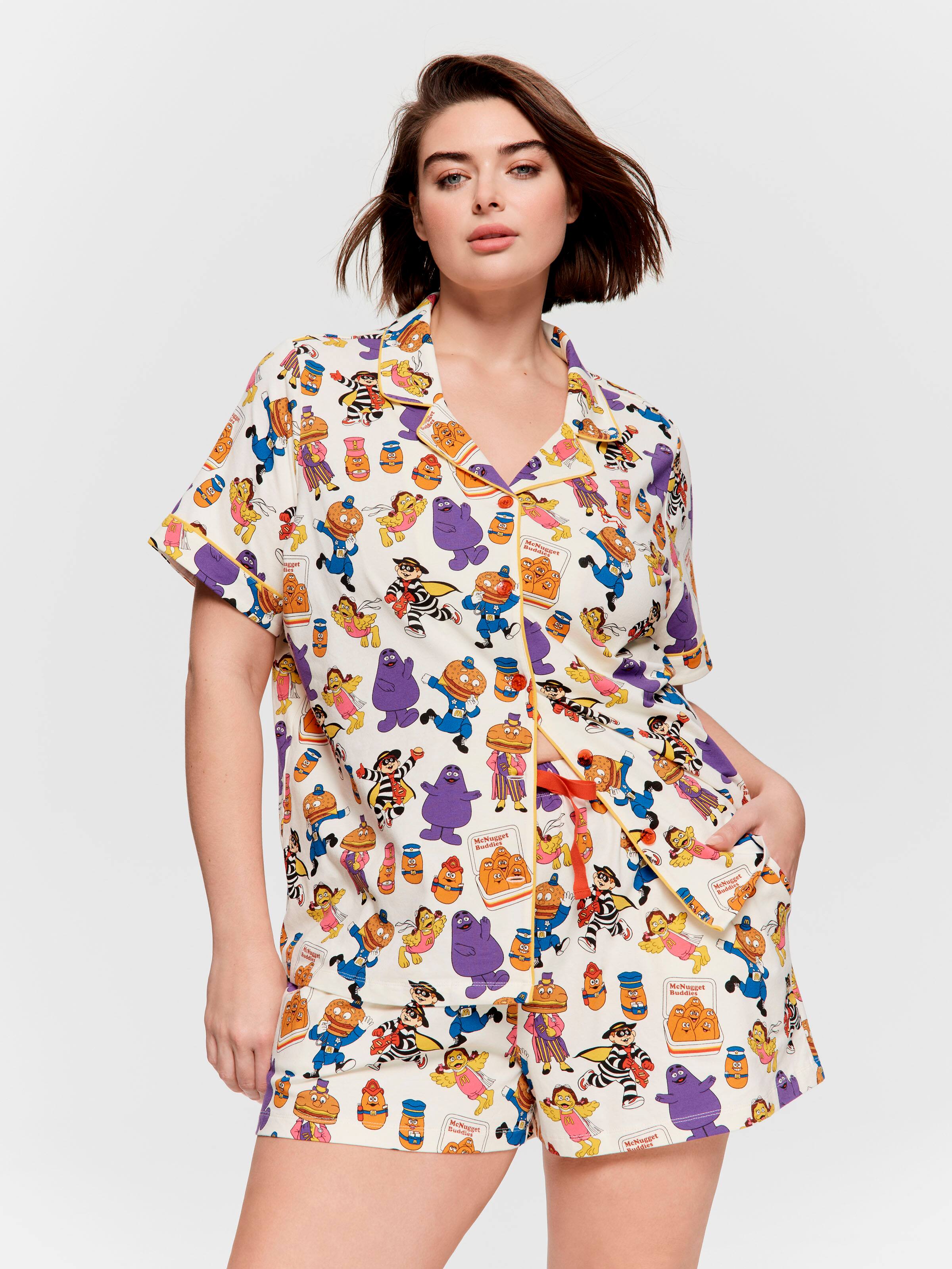 P.A. Plus Maccas Shortie Pj Set