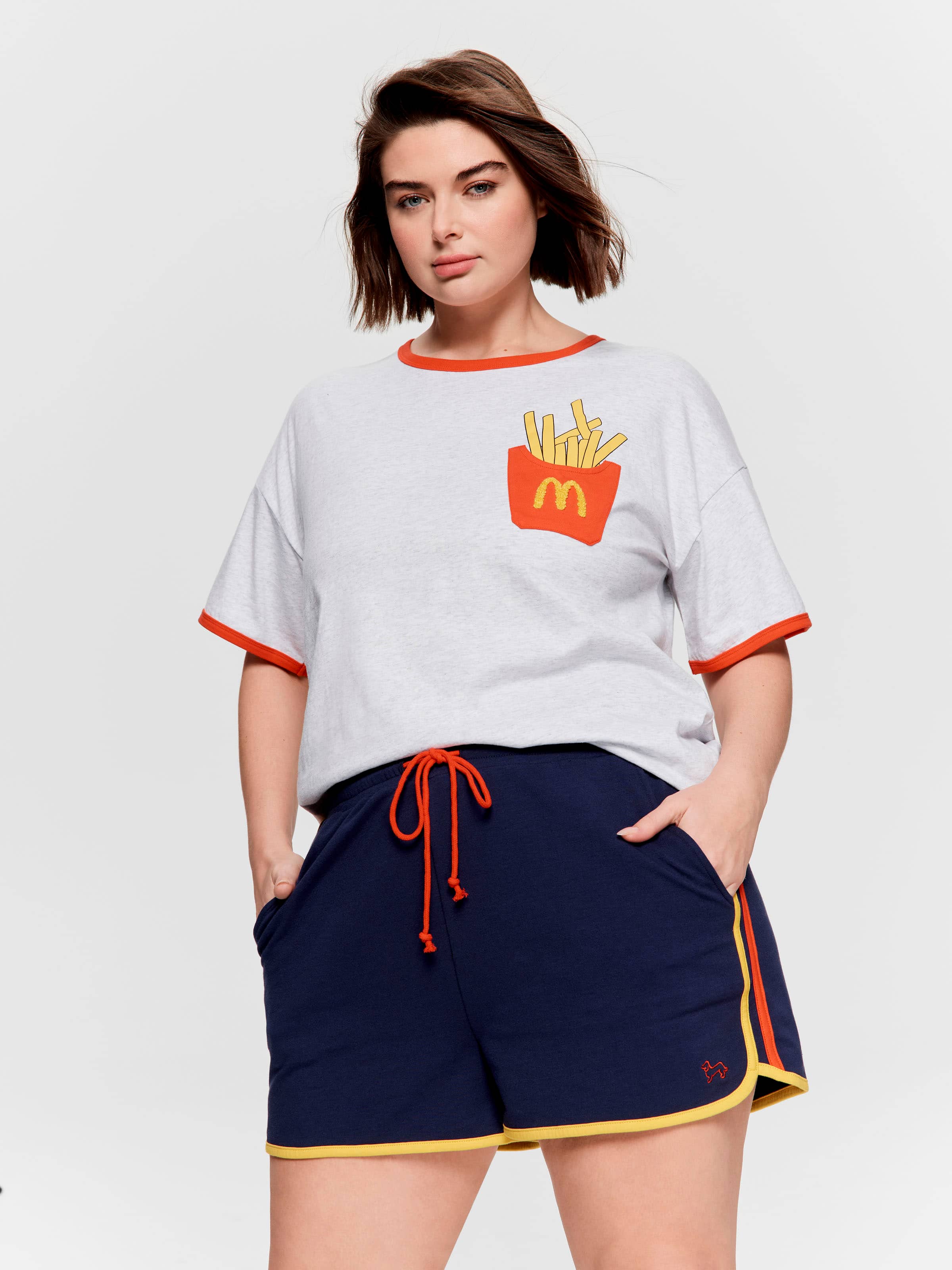 P.A. Plus Macca's Fries Sporty Short