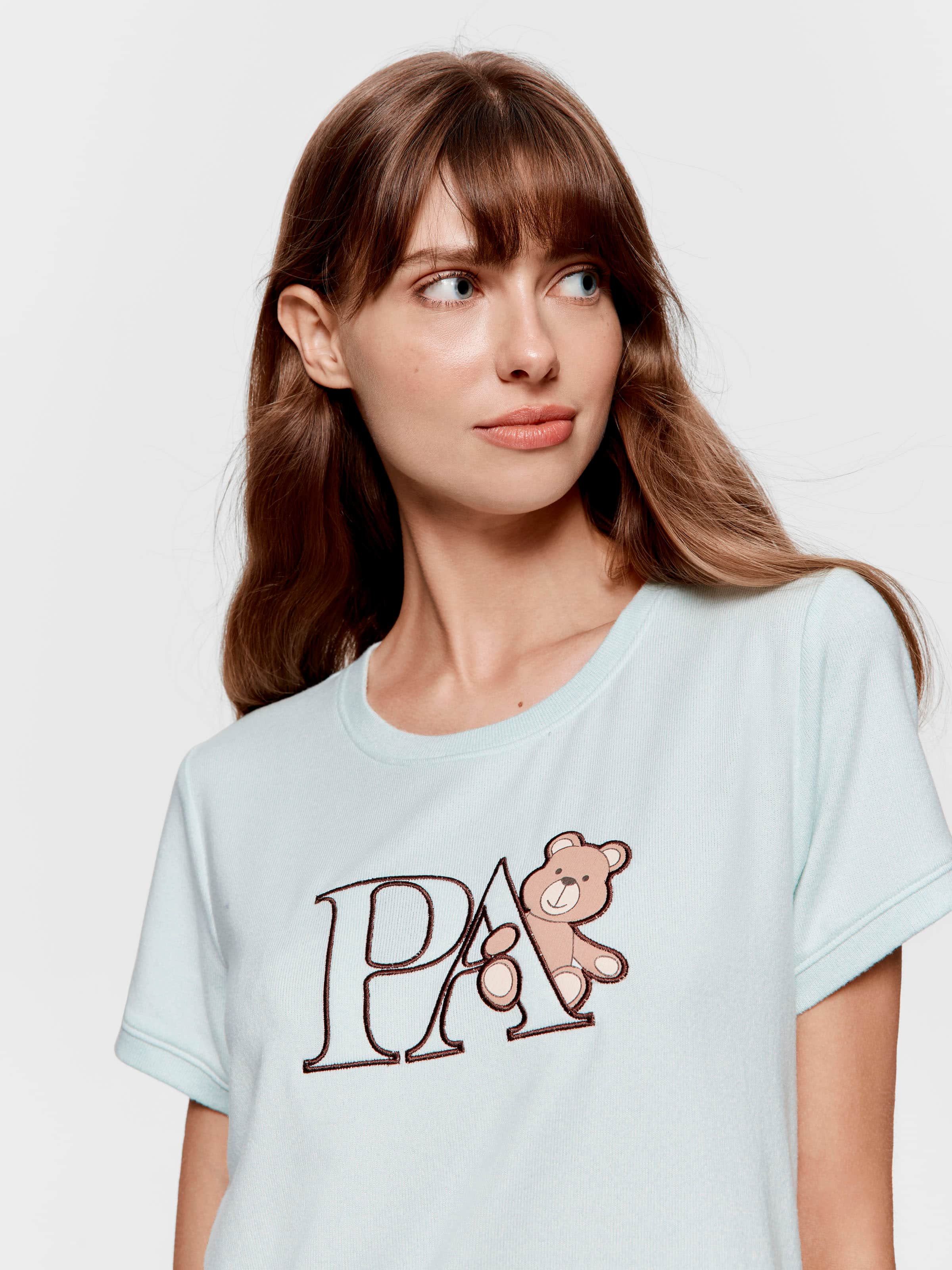 Mint Plush Logo Teddy Tee