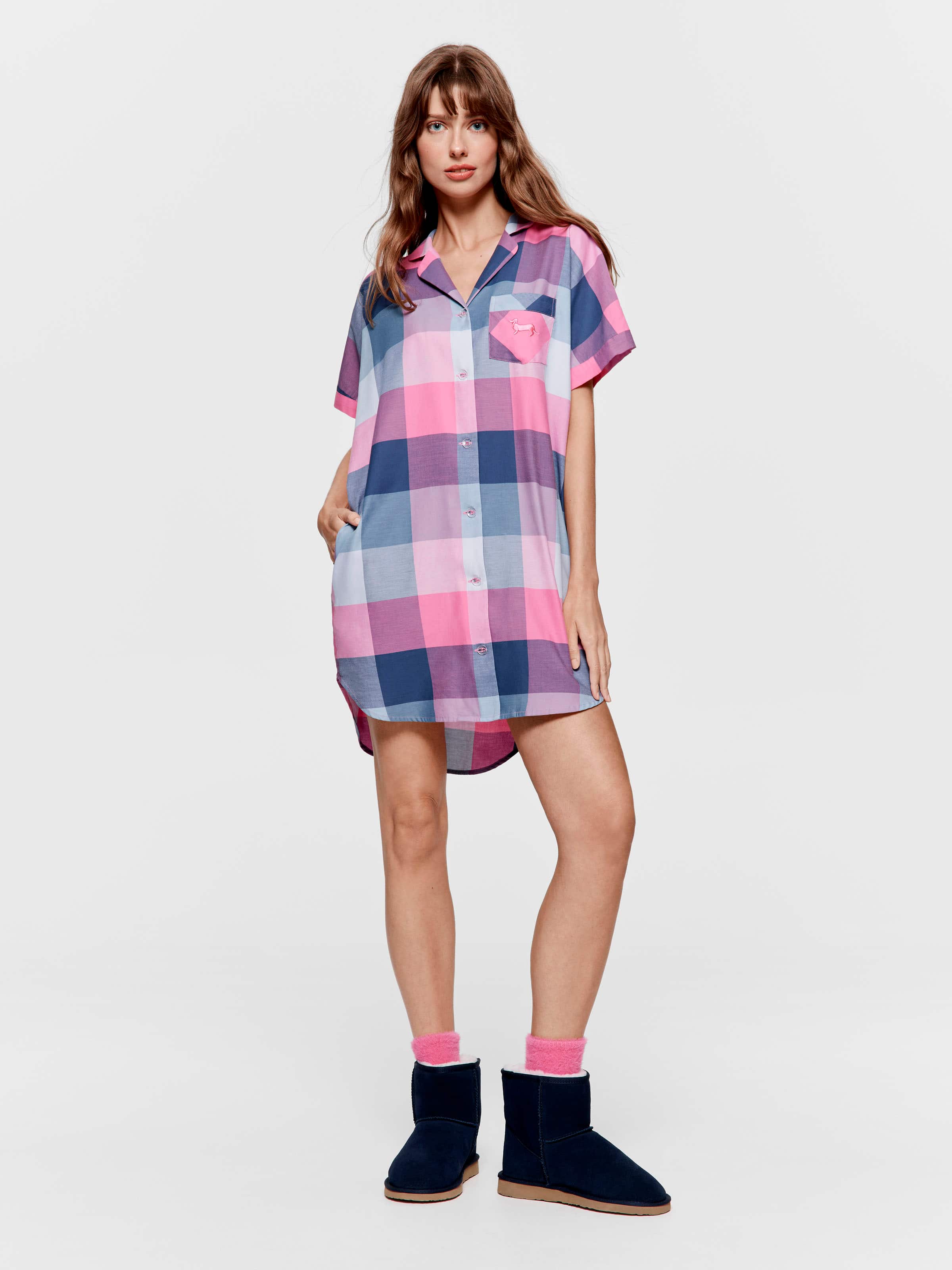 Buffalo Check 100% Cotton Nightshirt
