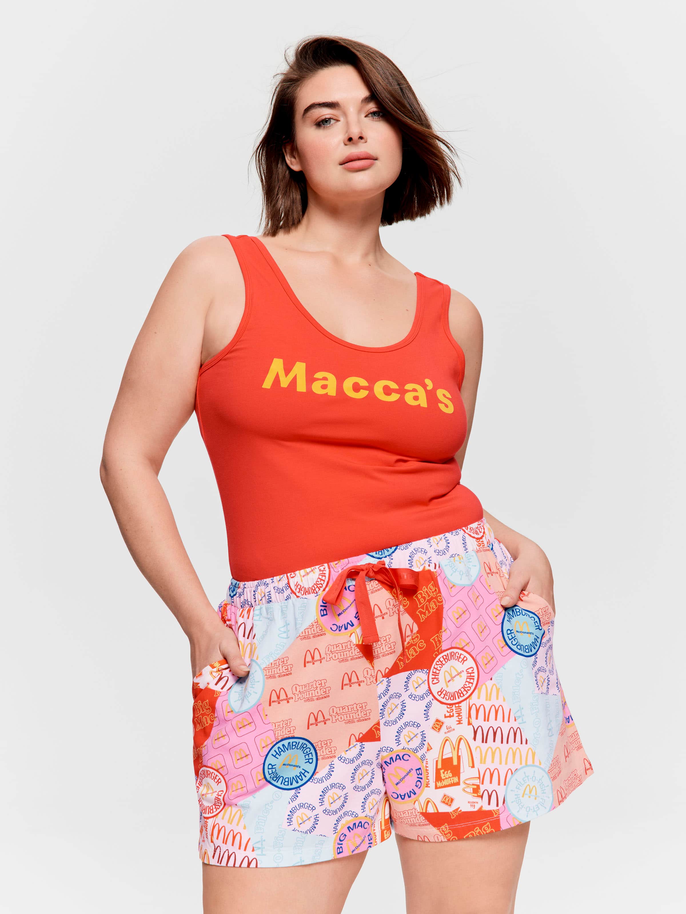 P.A. Plus Macca's Burger Mid Short