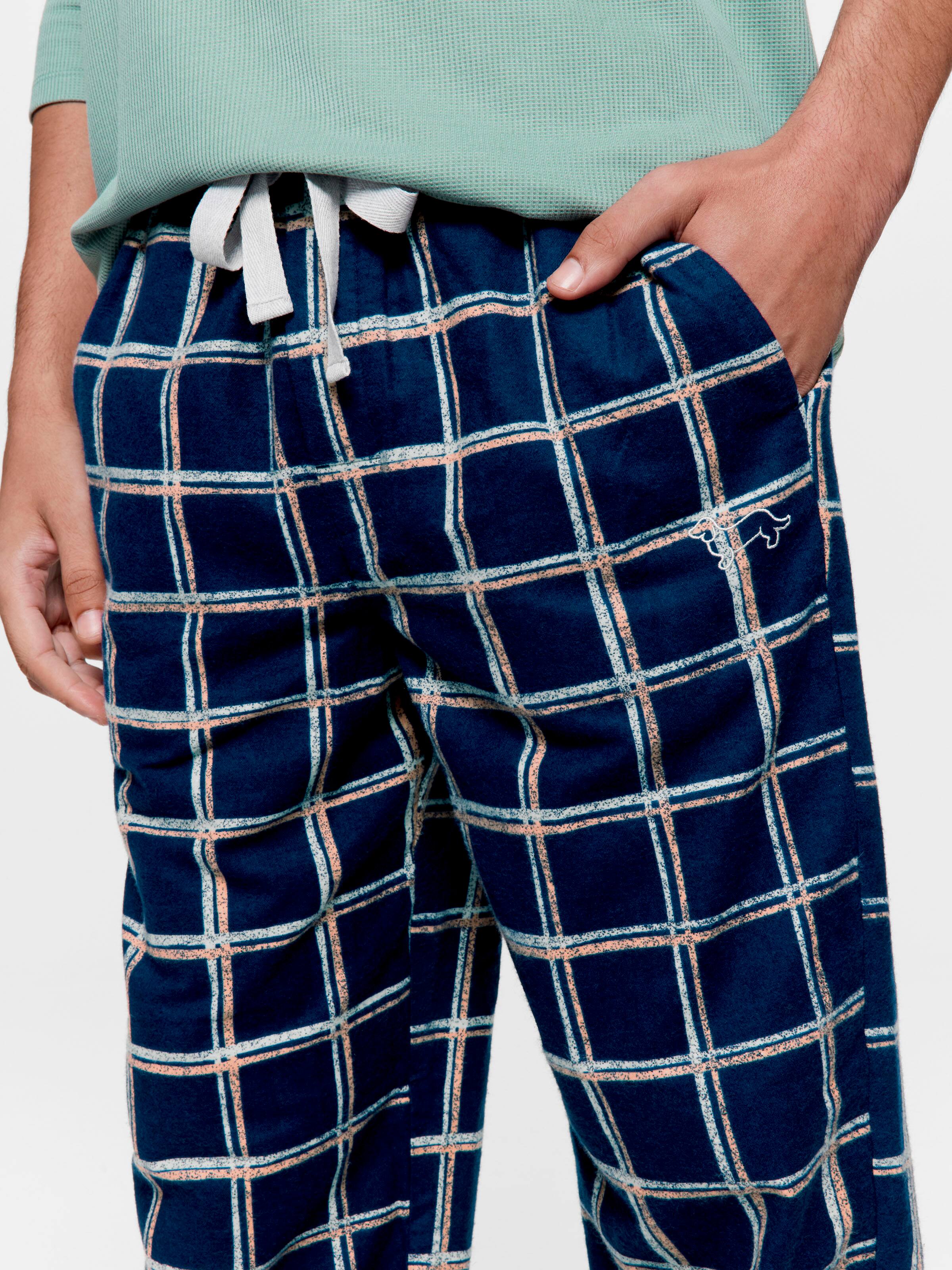 Windowpane Flannelette Classic Pj Pant