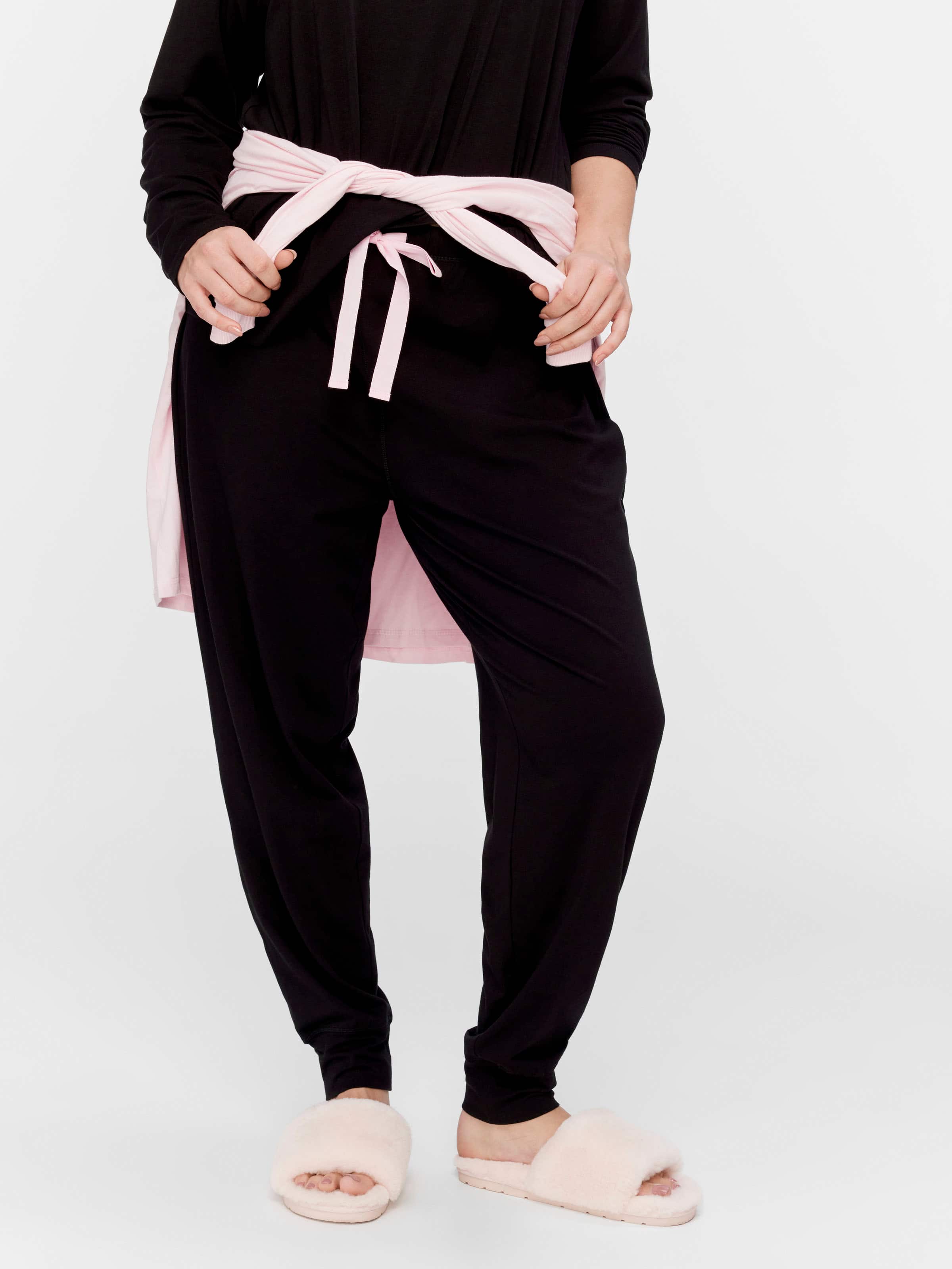 P.A. Plus Black Easy Pj Pant