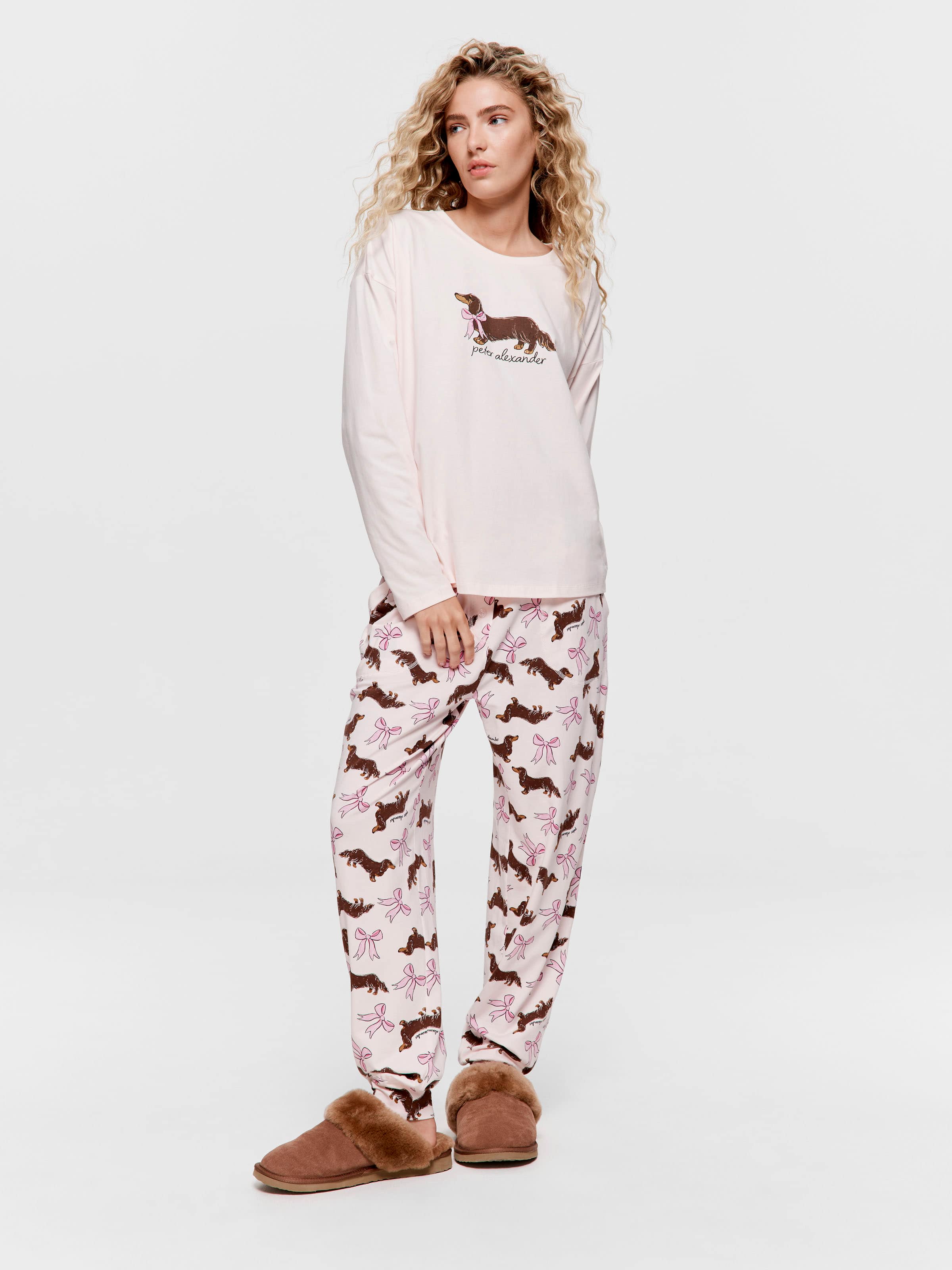 Penny With Bow Long Sleeve Top