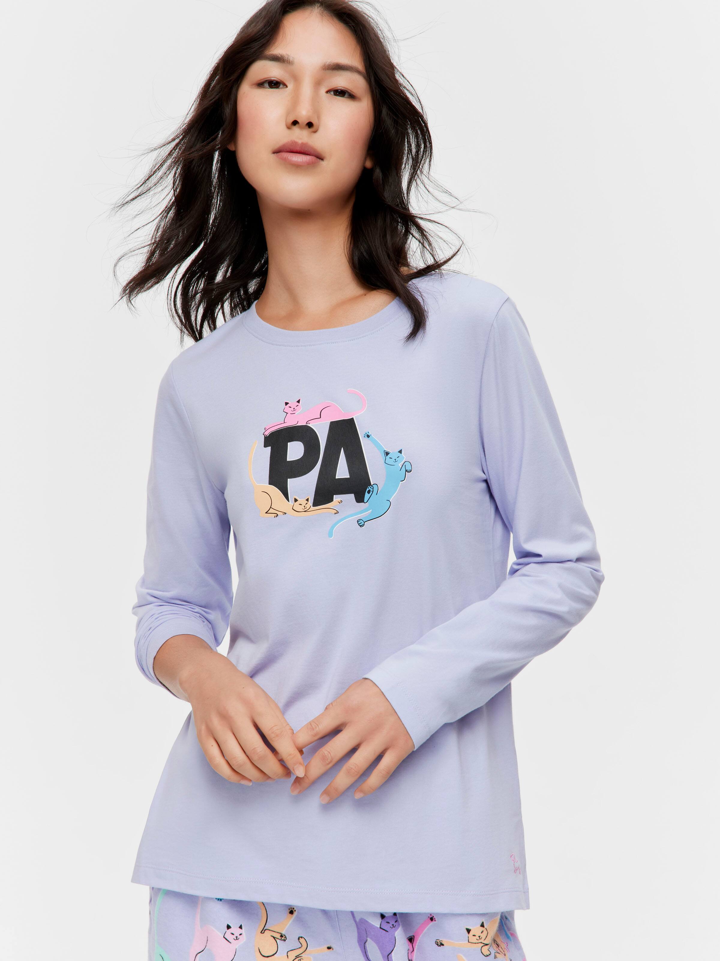 Playful Cats Long Sleeve Top