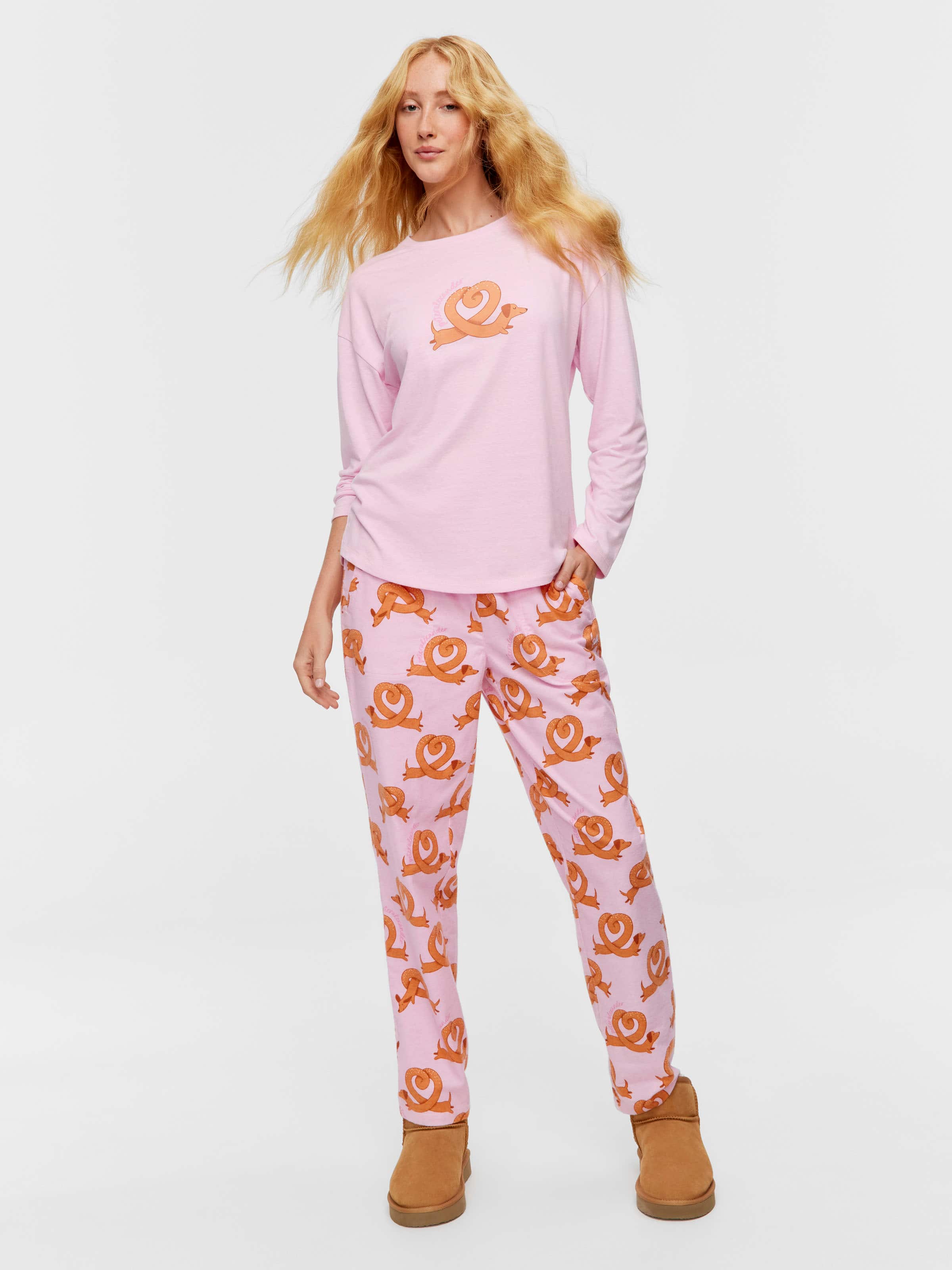 Pretzel Oversized Long Sleeve Top