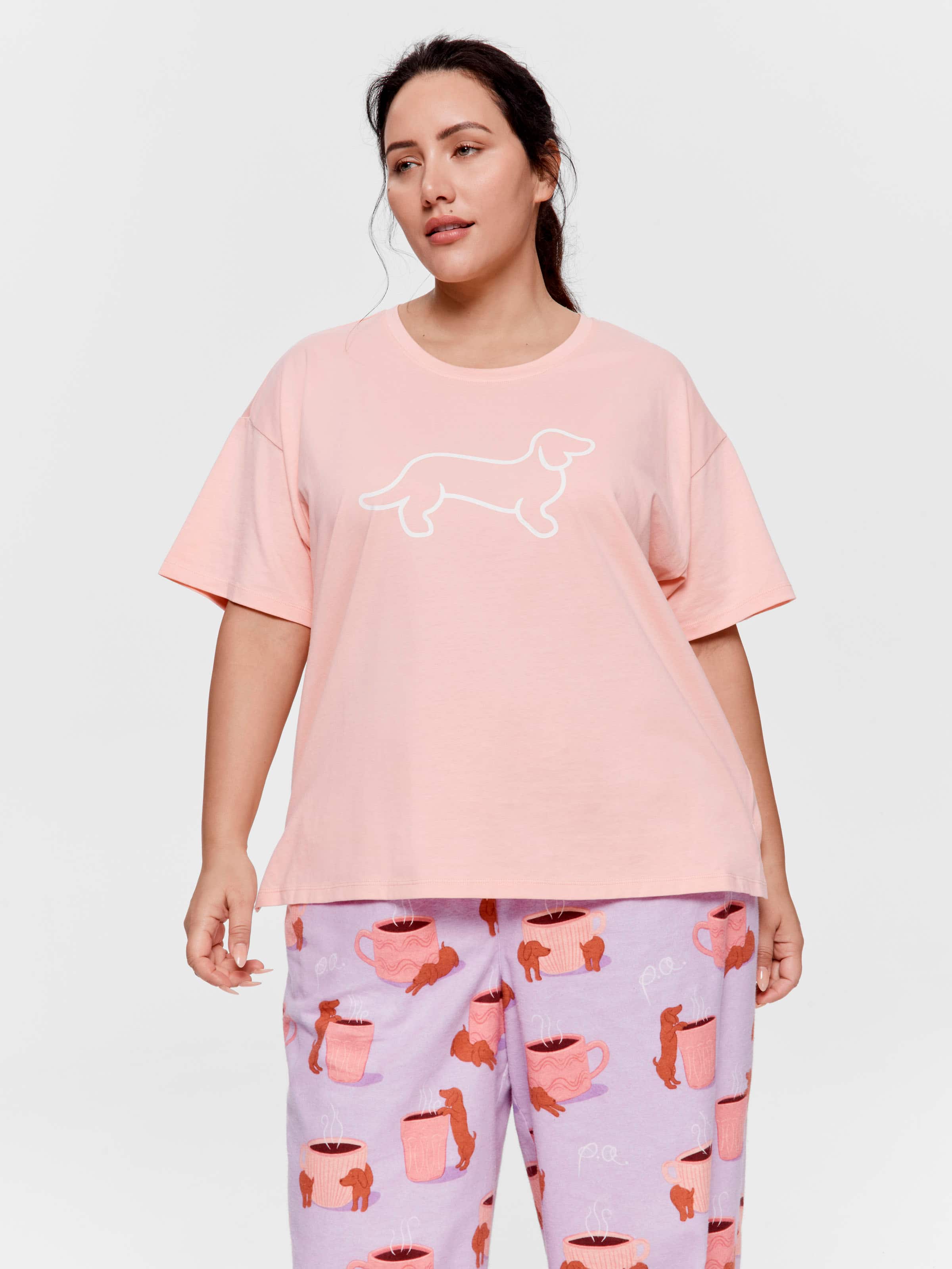 P.A. Plus Peach Logo Tee