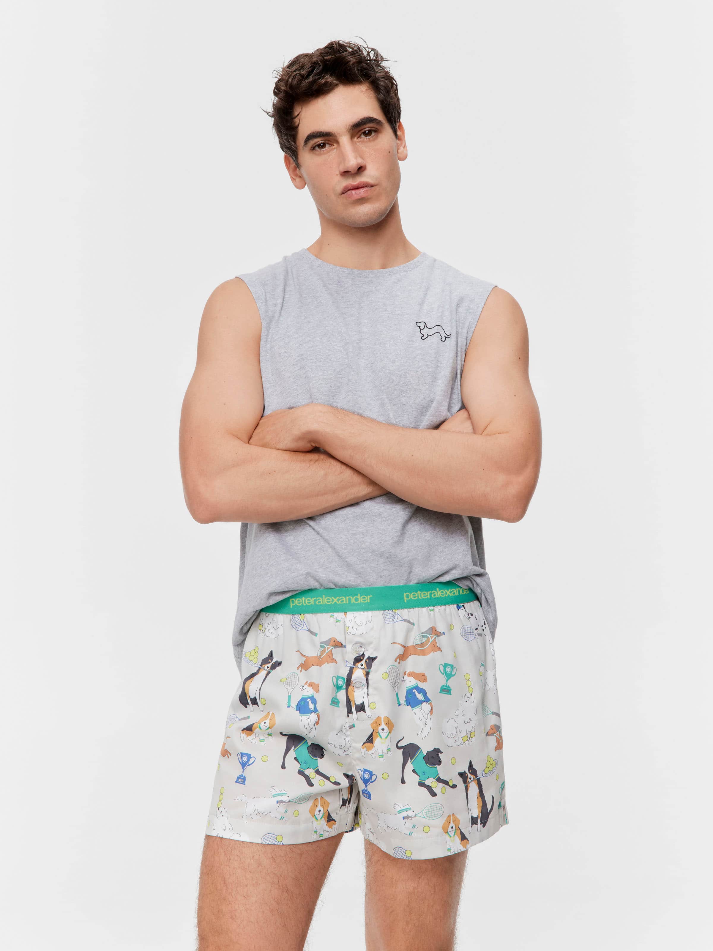 Tennis Dogs Boxer Short