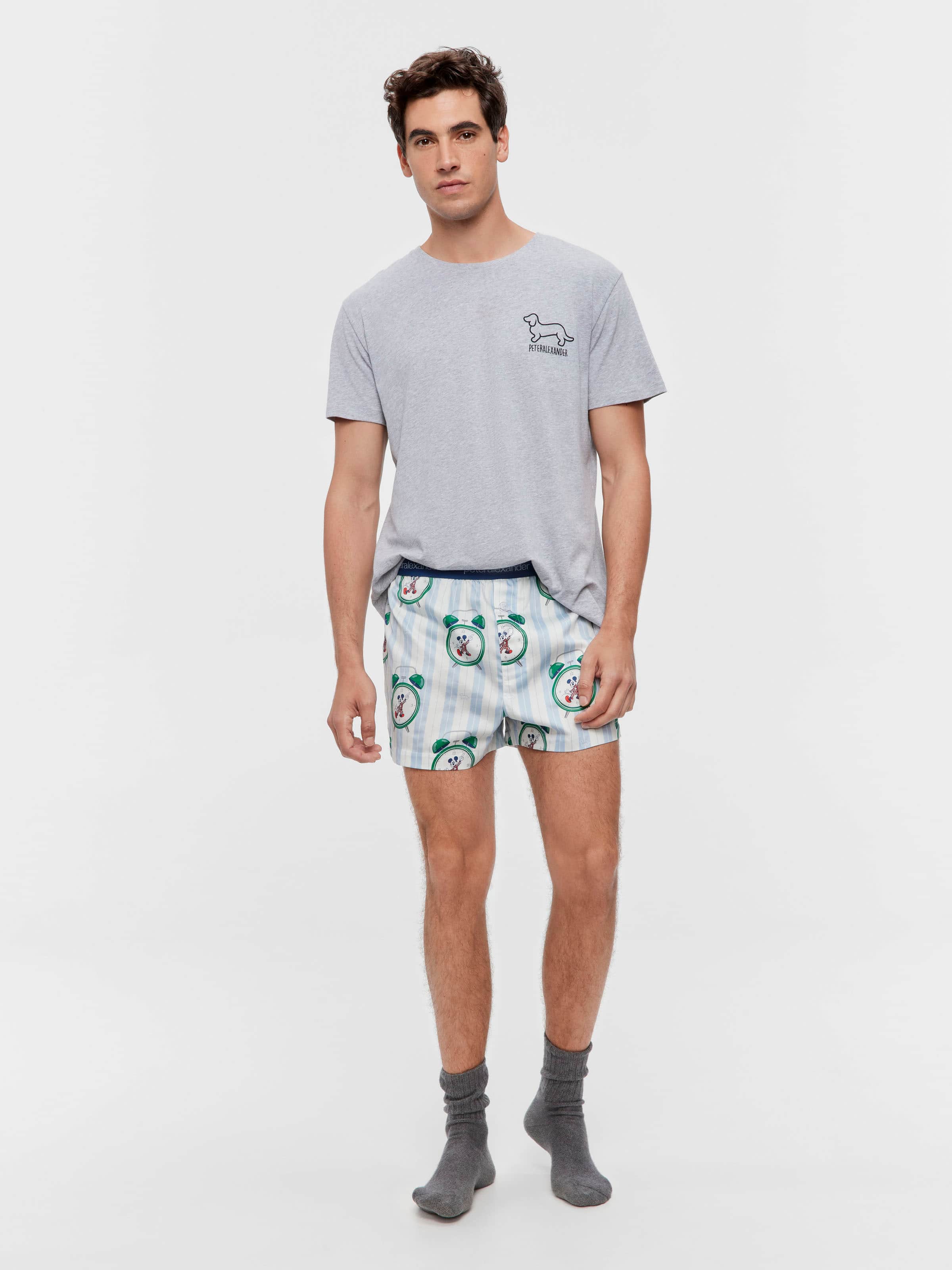 ★thisisneverthat★TNT Mickey Boxer Shorts White★大人気 ☆thisisneverthat☆TNT Mickey Boxer Shorts White☆大人気