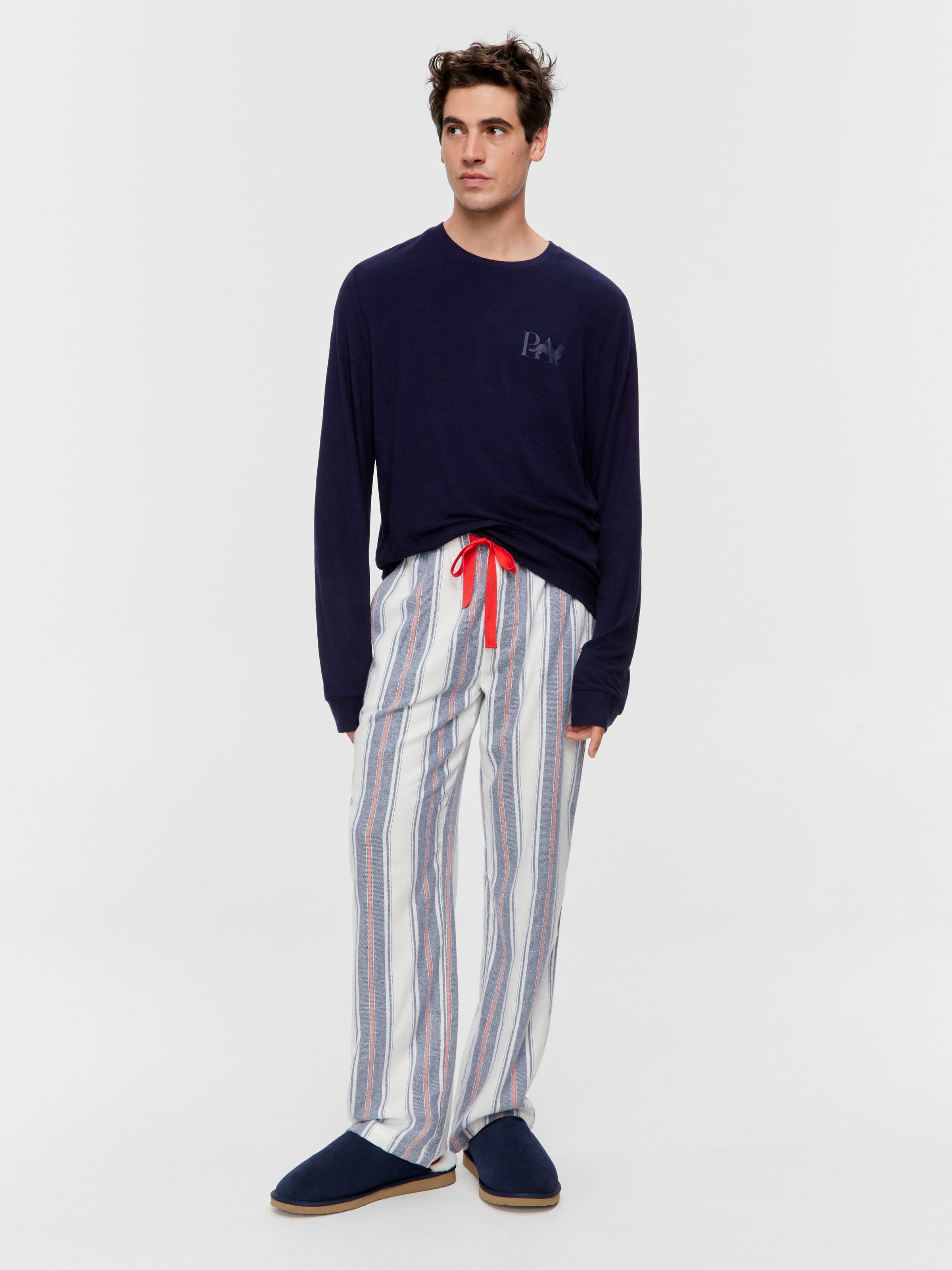 Mattress Stripe Flannelette Classic Pj Pant