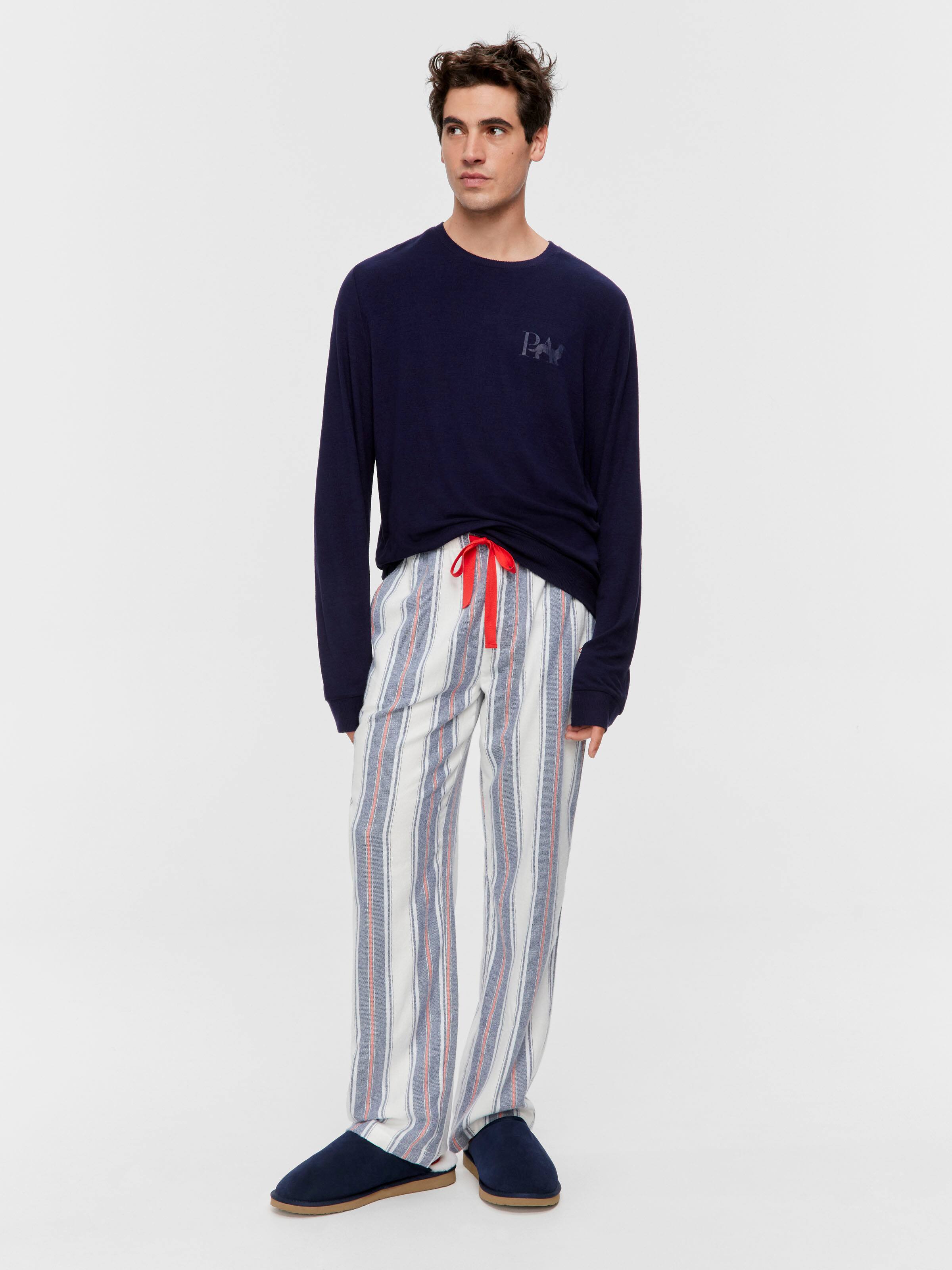 Mattress Stripe Flannelette Classic Pj Pant