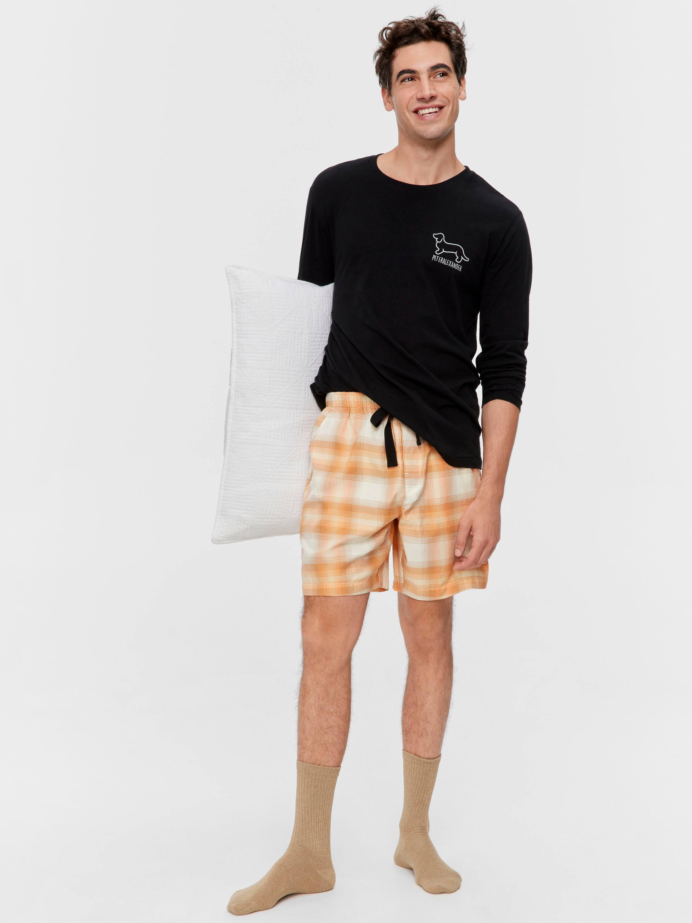 Country Check Mid Short