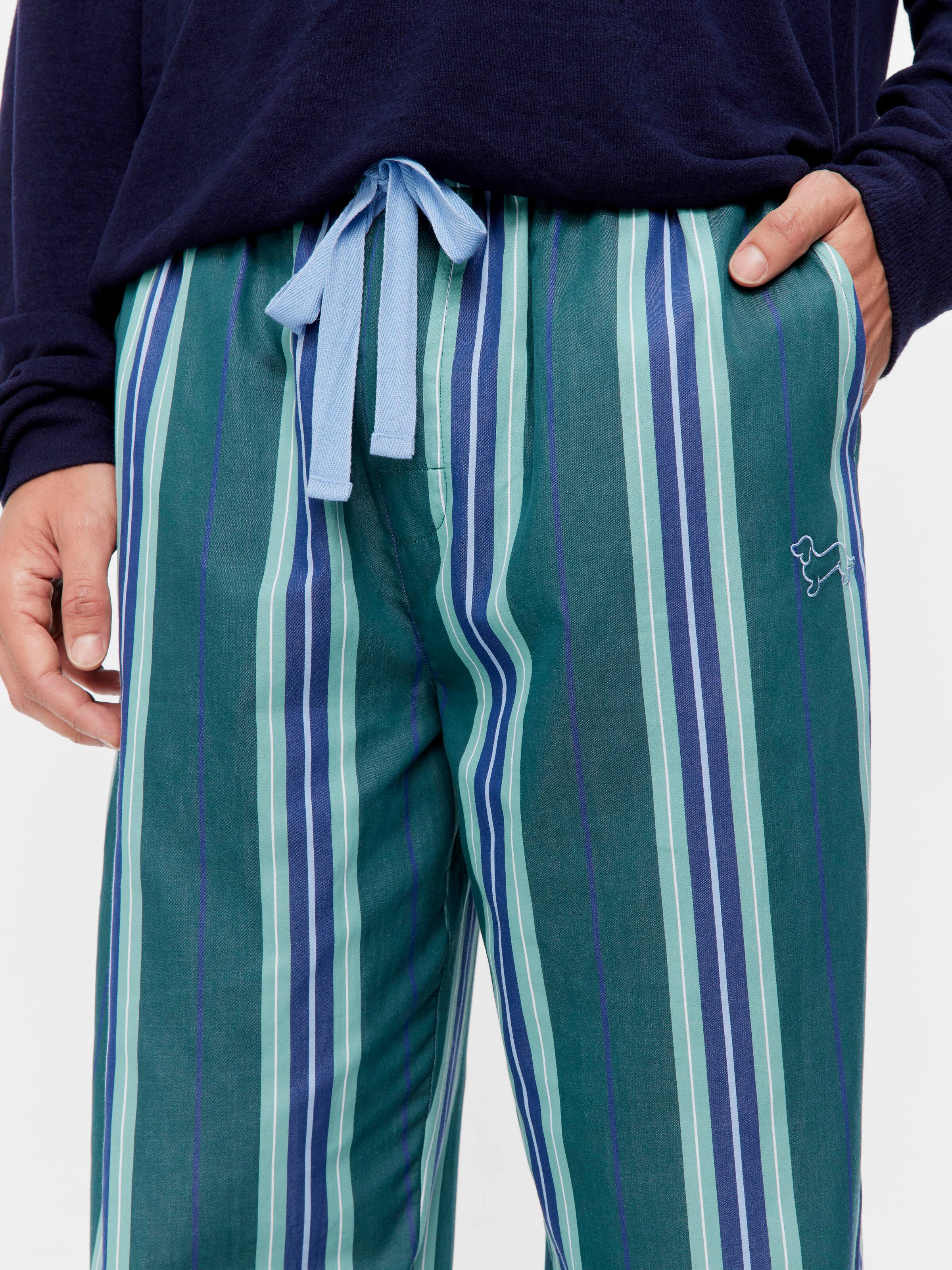 Green Stripe Classic Pj Pant