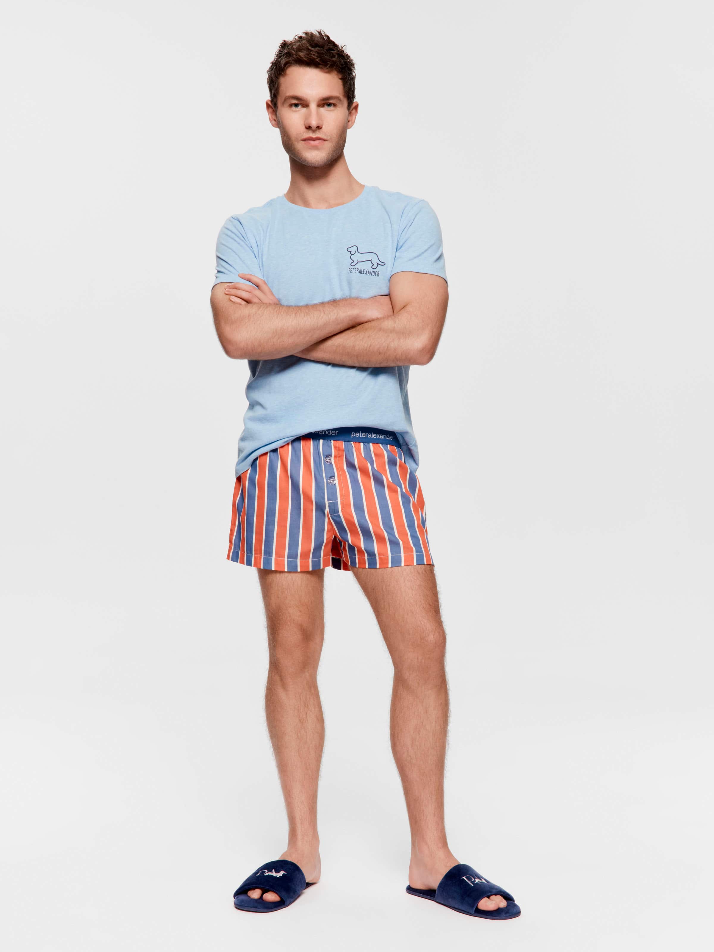 Classic Orange Stripe Boxer Short