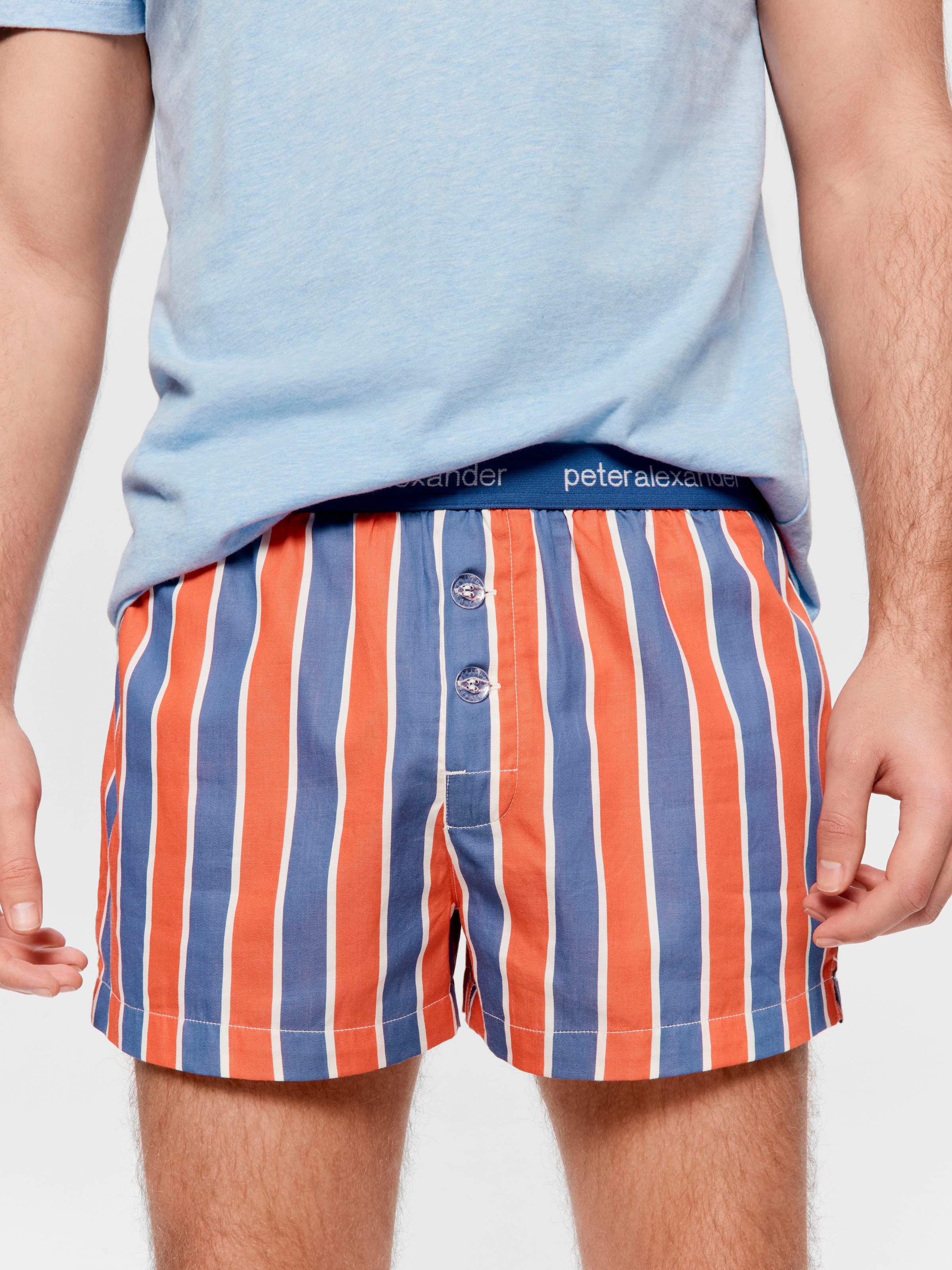 Classic Orange Stripe Boxer Short