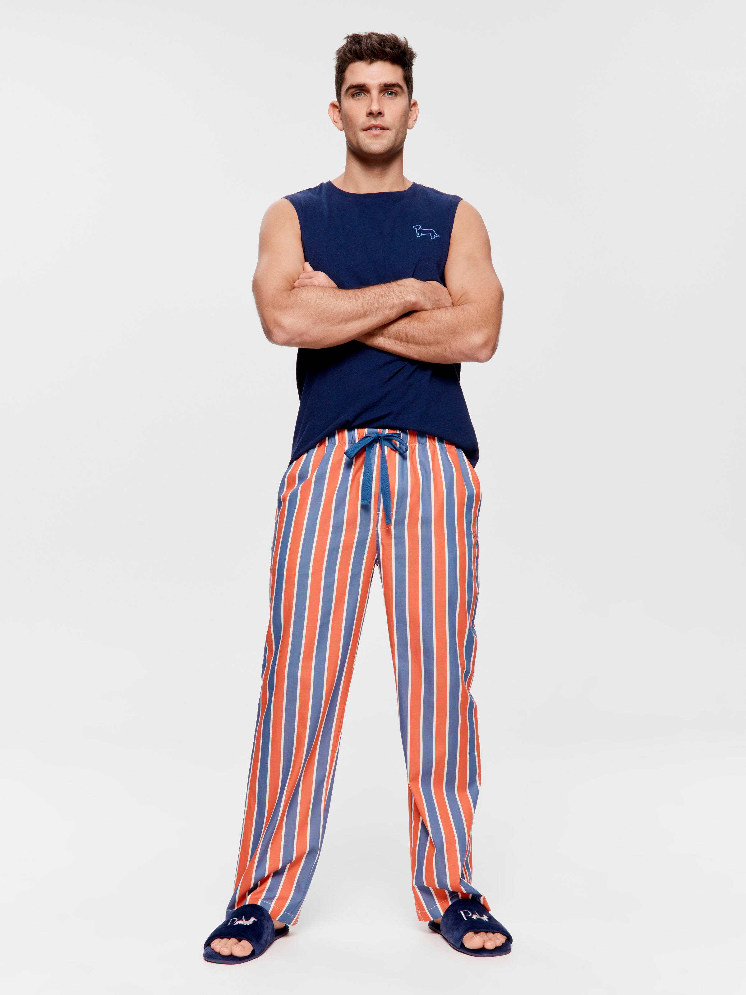 Classic Orange Stripe Pj Pant
