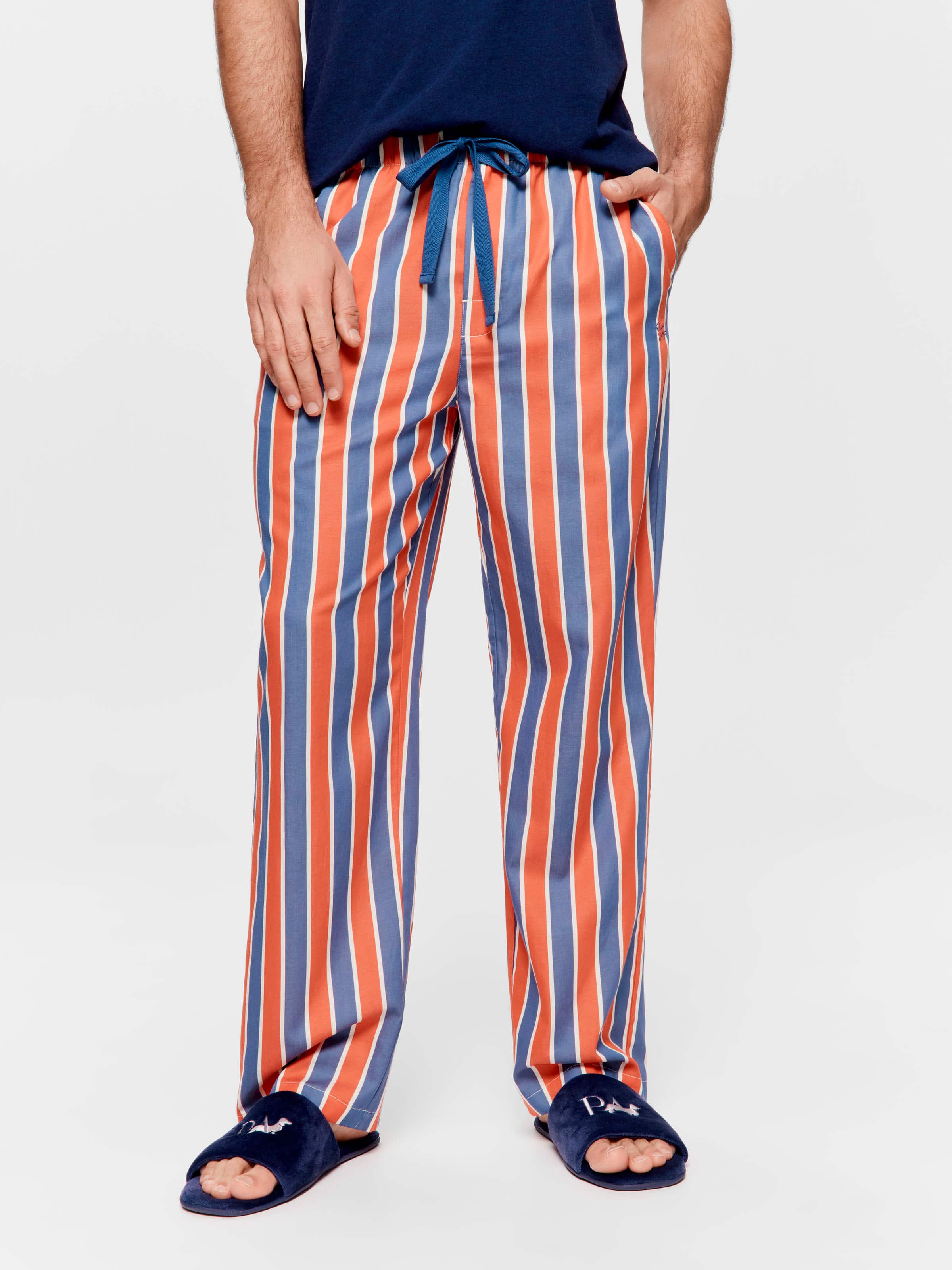 Classic Orange Stripe Pj Pant