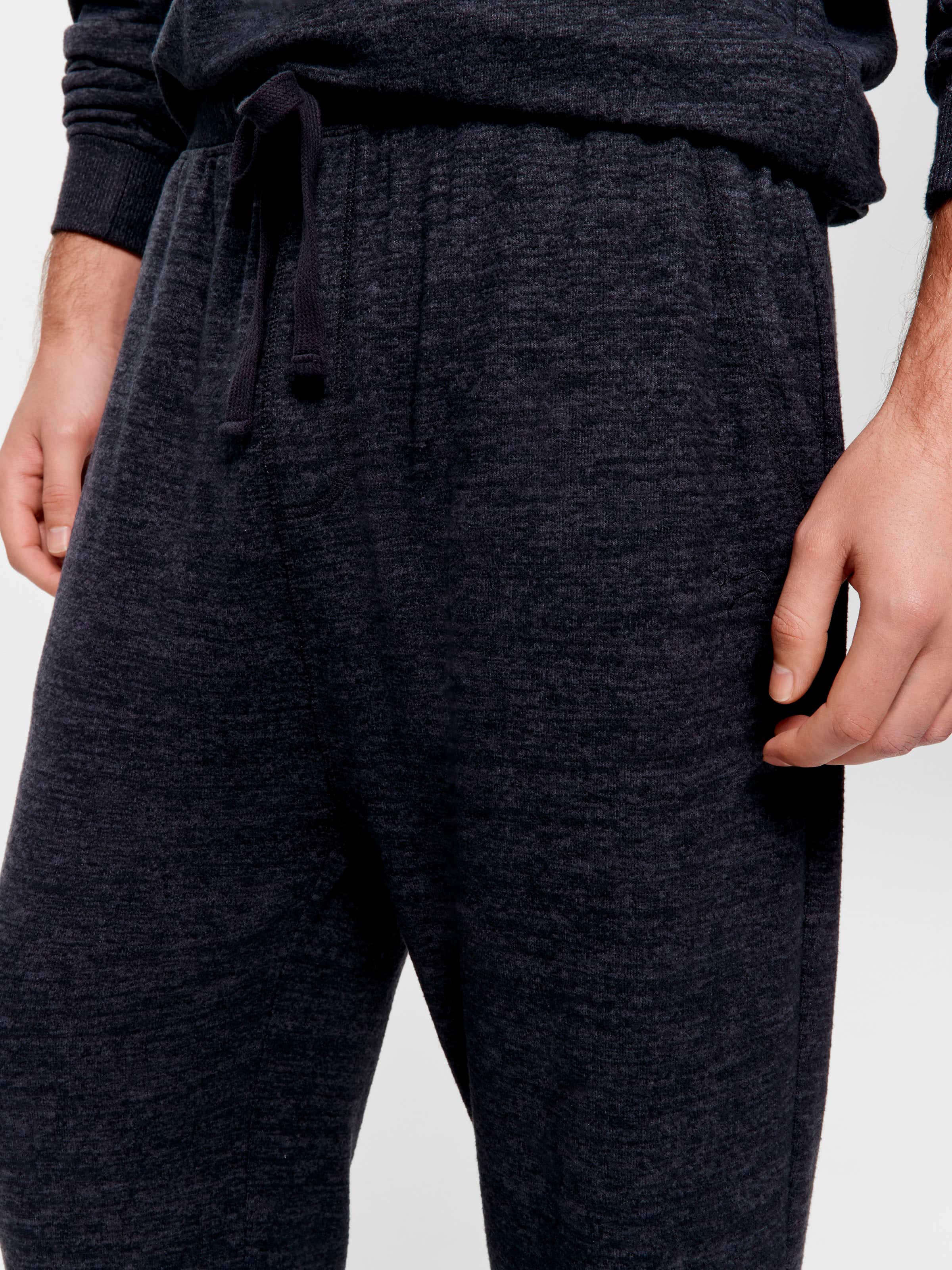 Charcoal Fuzzy Jogger