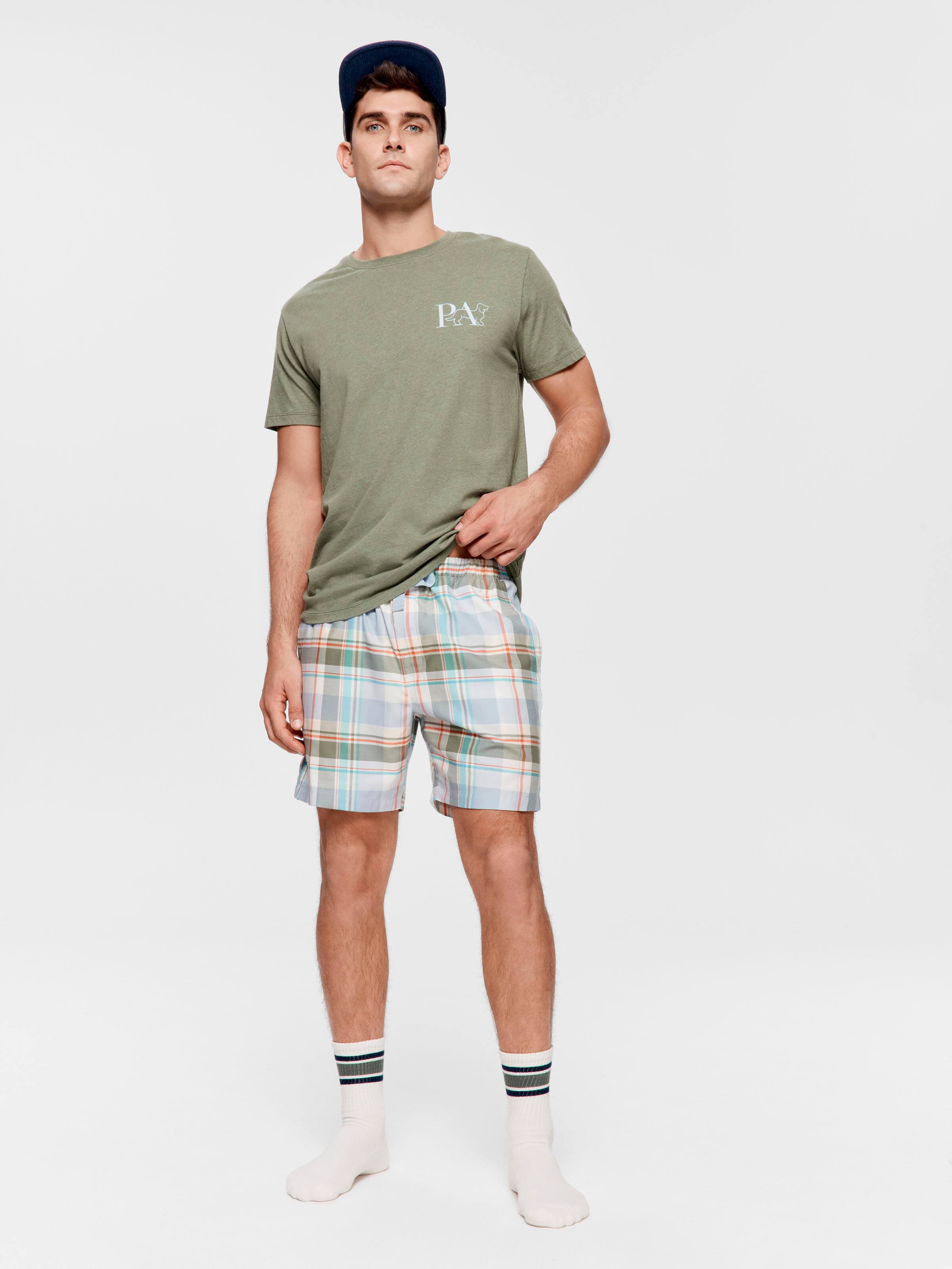 Penny Logo Multi Check Shortie Pj Set