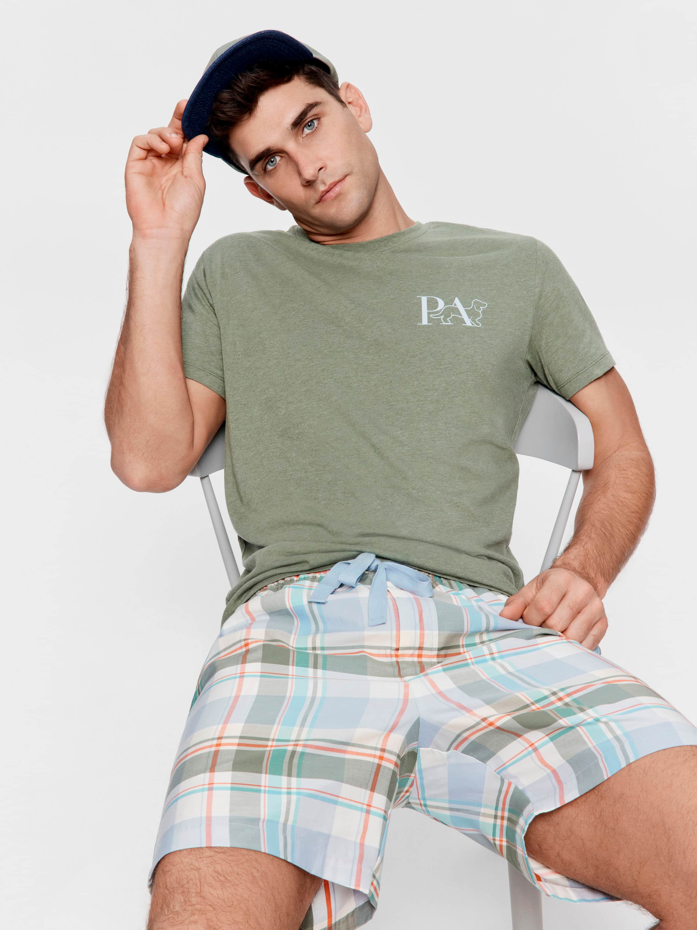 Penny Logo Multi Check Shortie Pj Set
