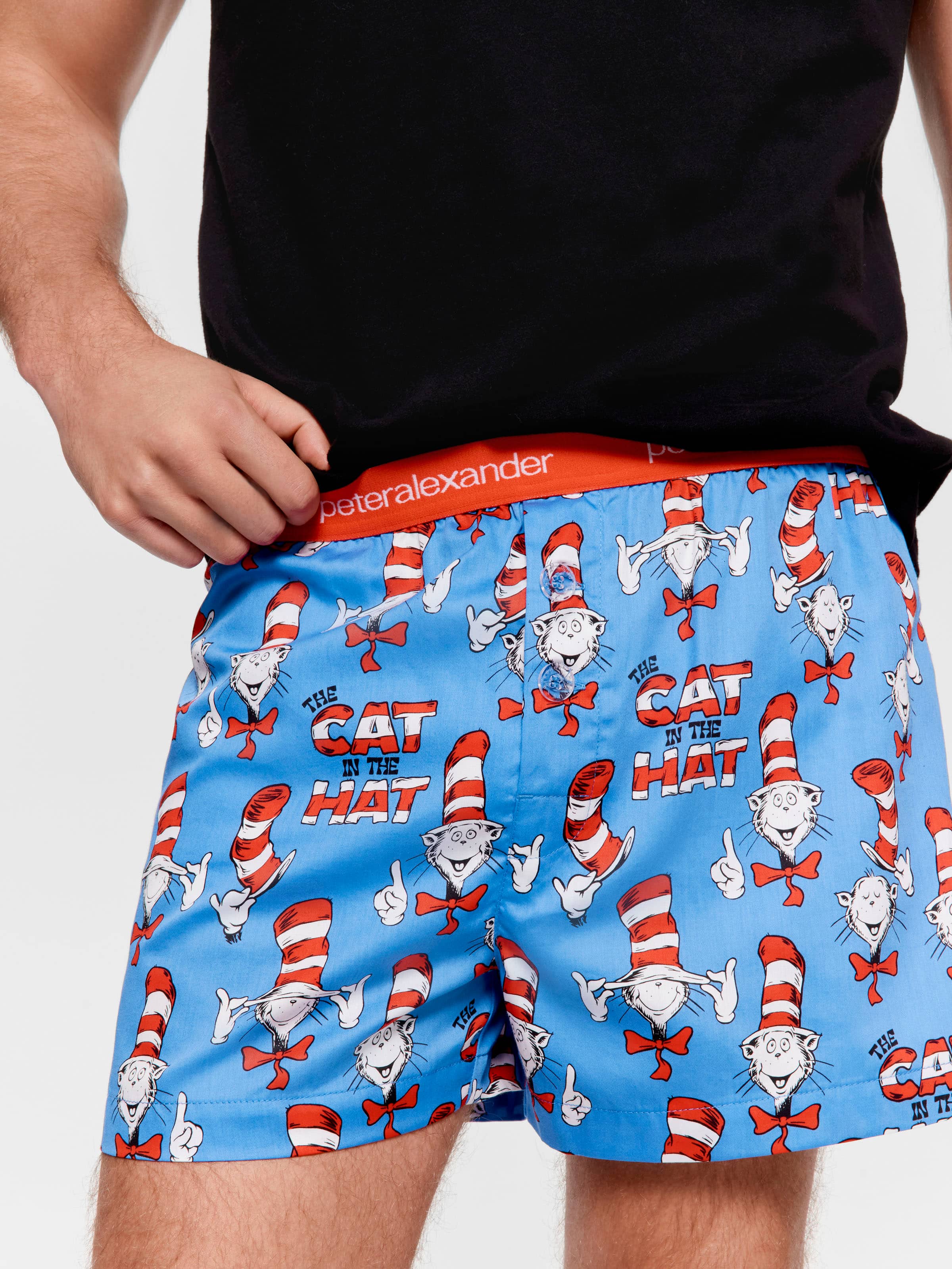 Dr Seuss Cat In The Hat Boxer Short