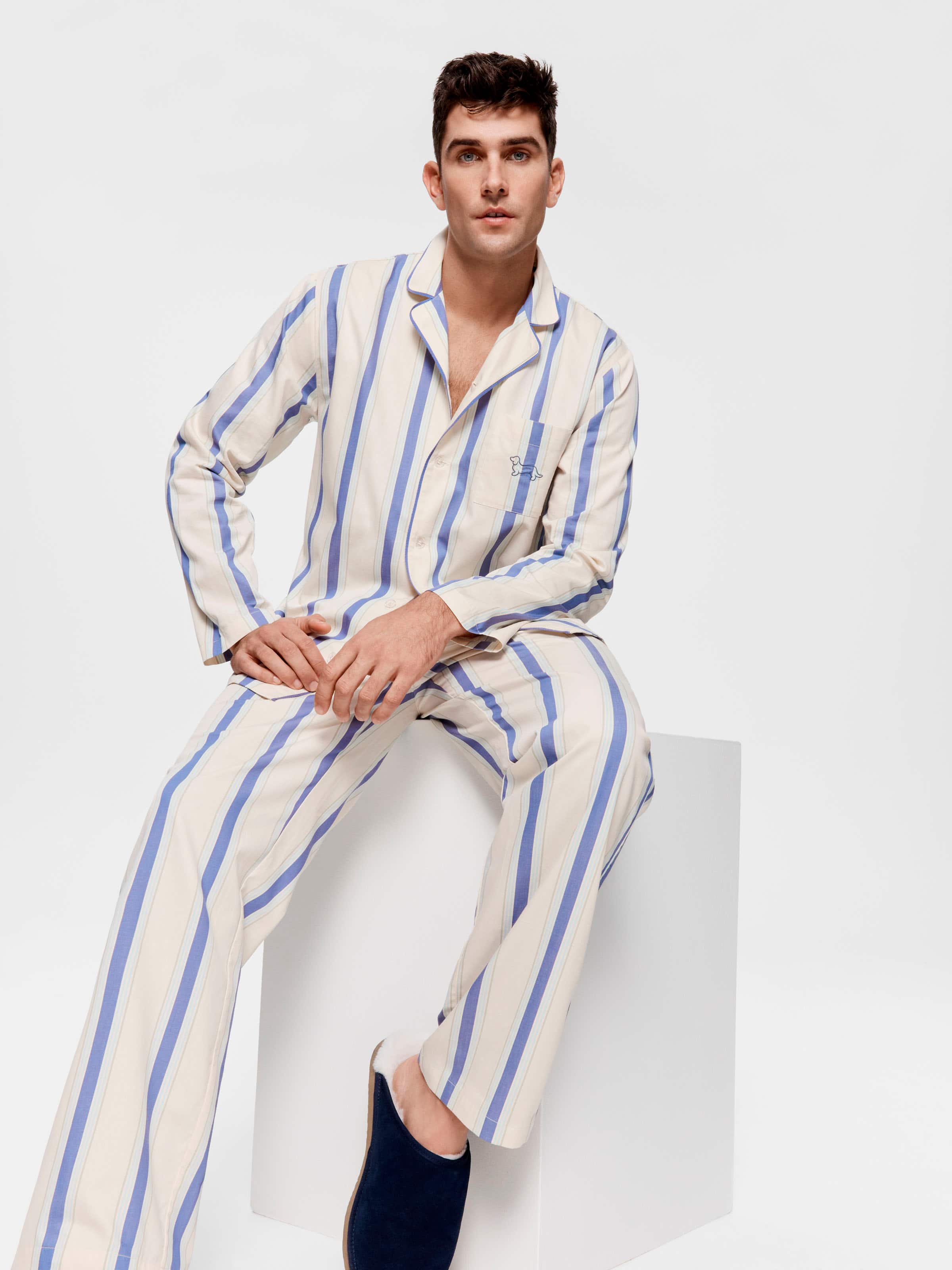Track Stripe Long Sleeve Pj Set