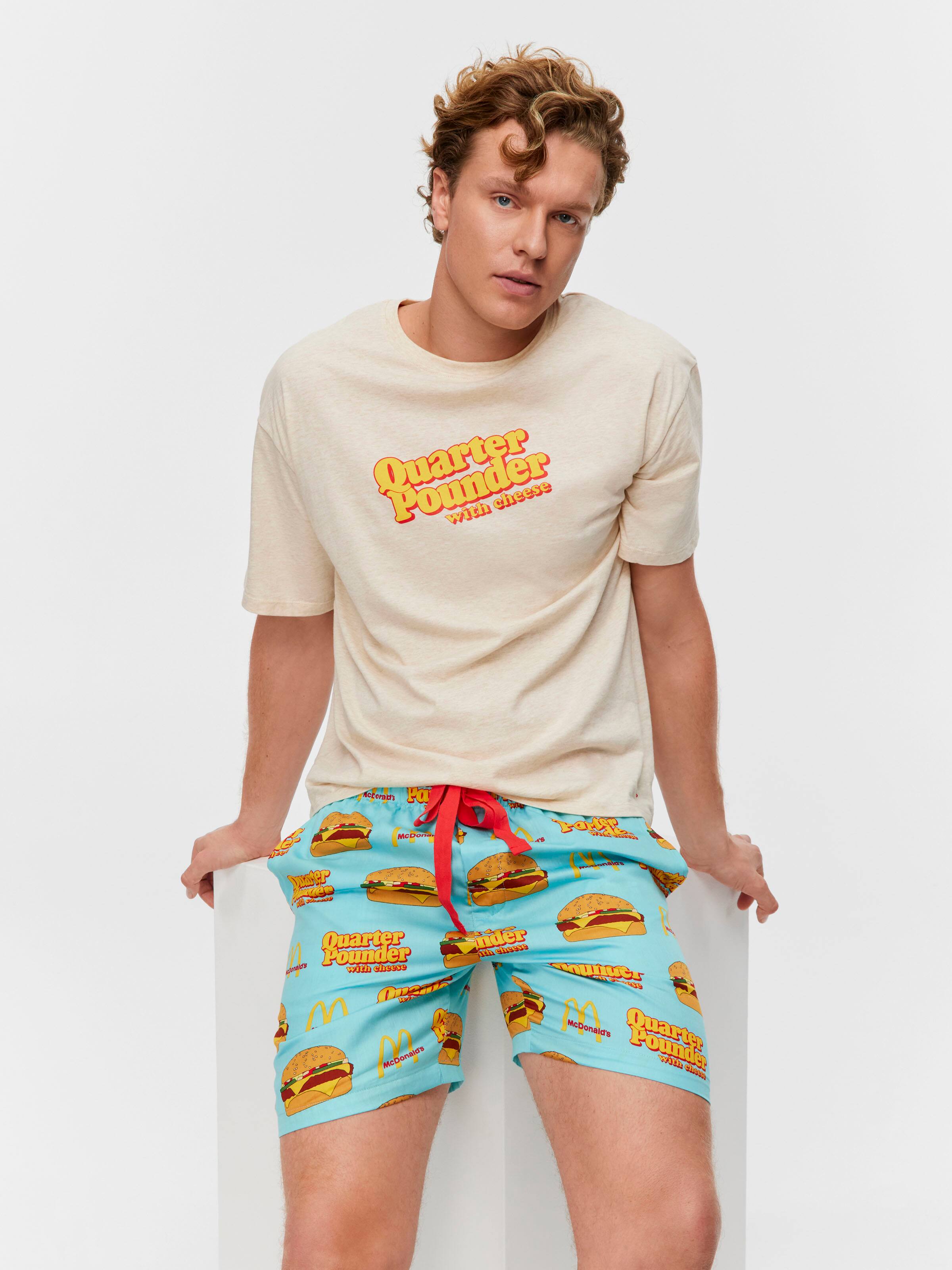 Mcdonalds Quarter Pounder Shortie Pj Set