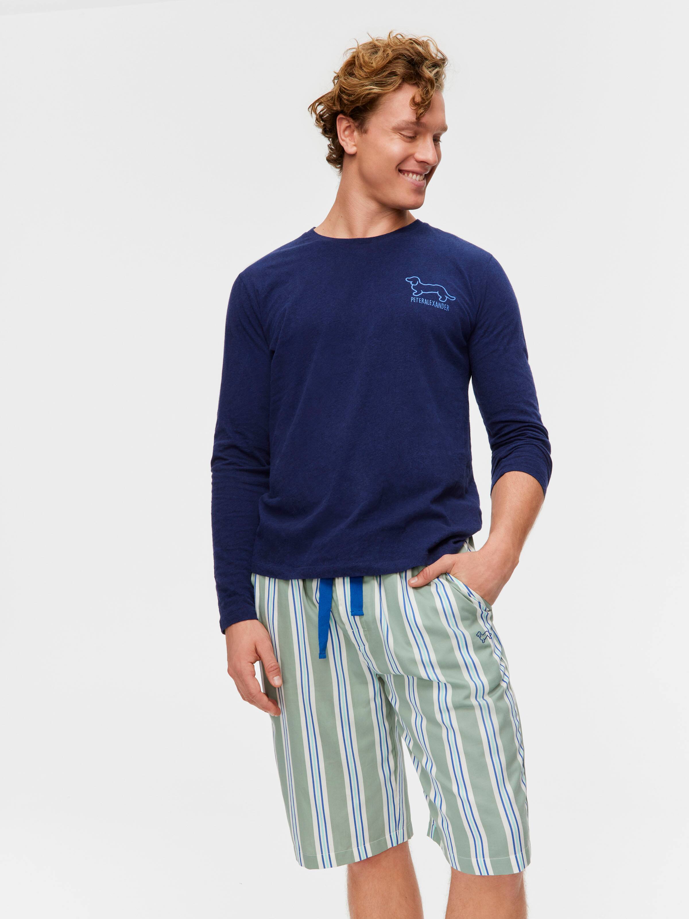 Sage Stripe Long Short