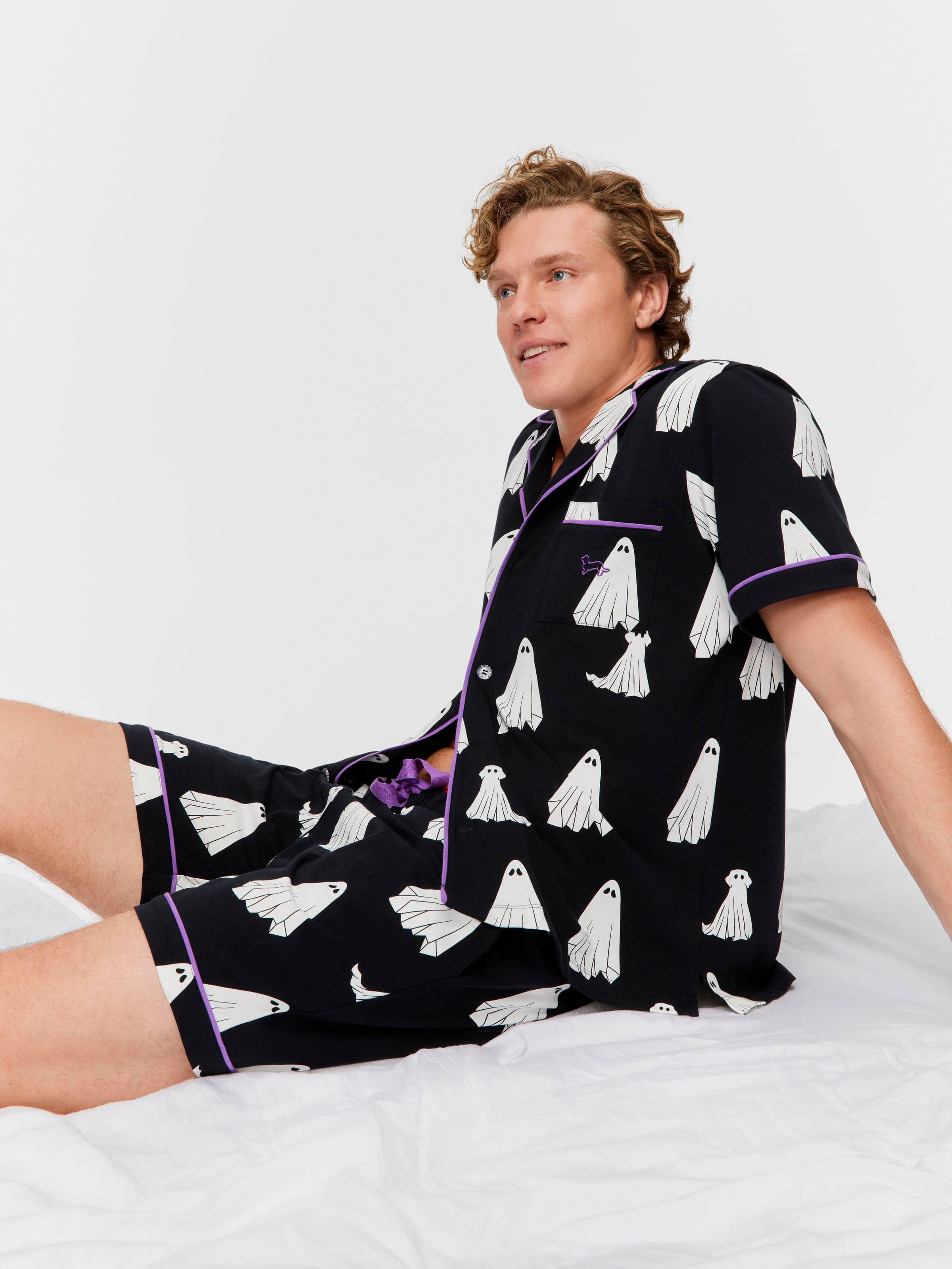 Ghost Short Sleeve Pj Set