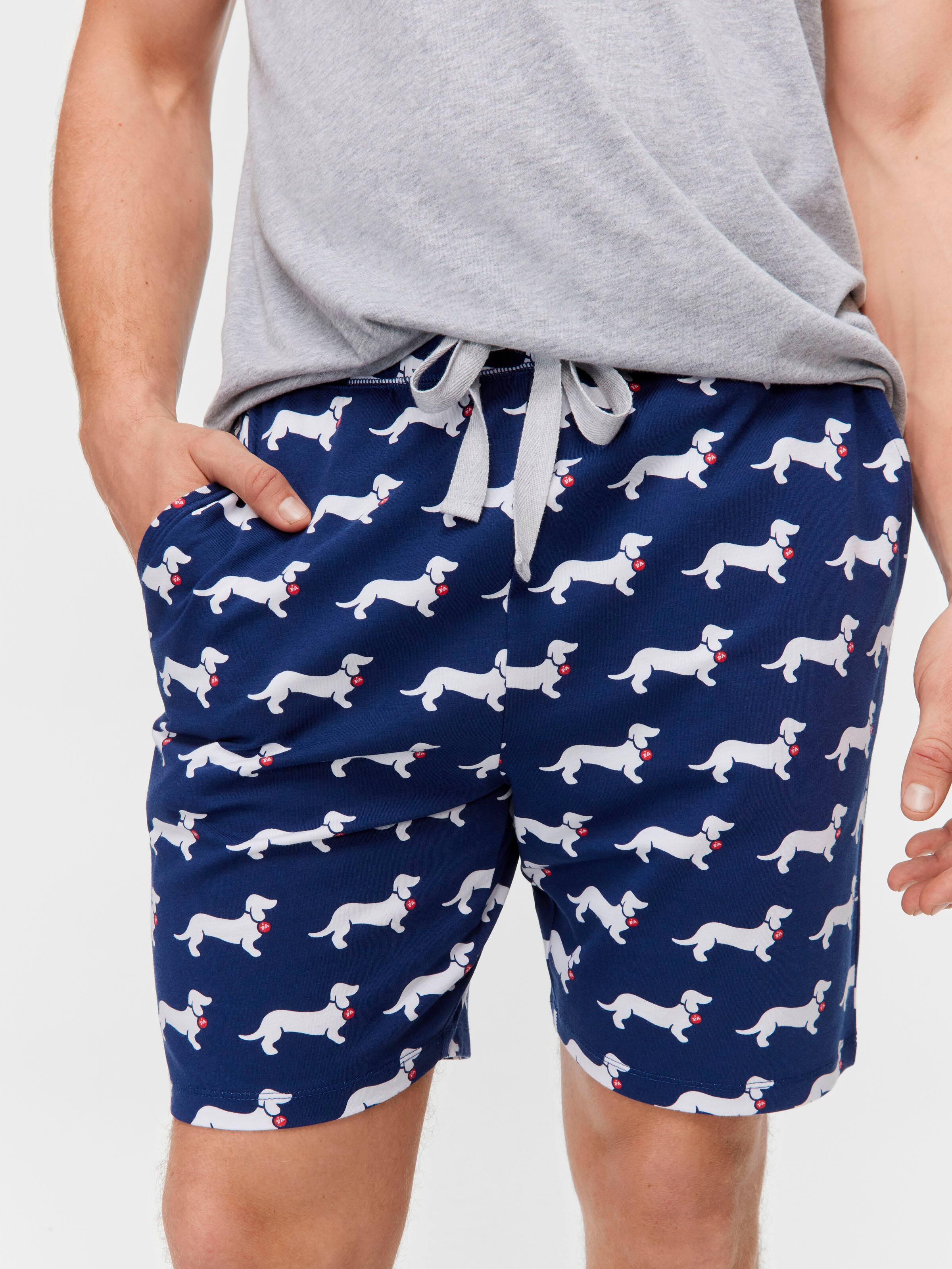 Navy Penny Logo Mid Short