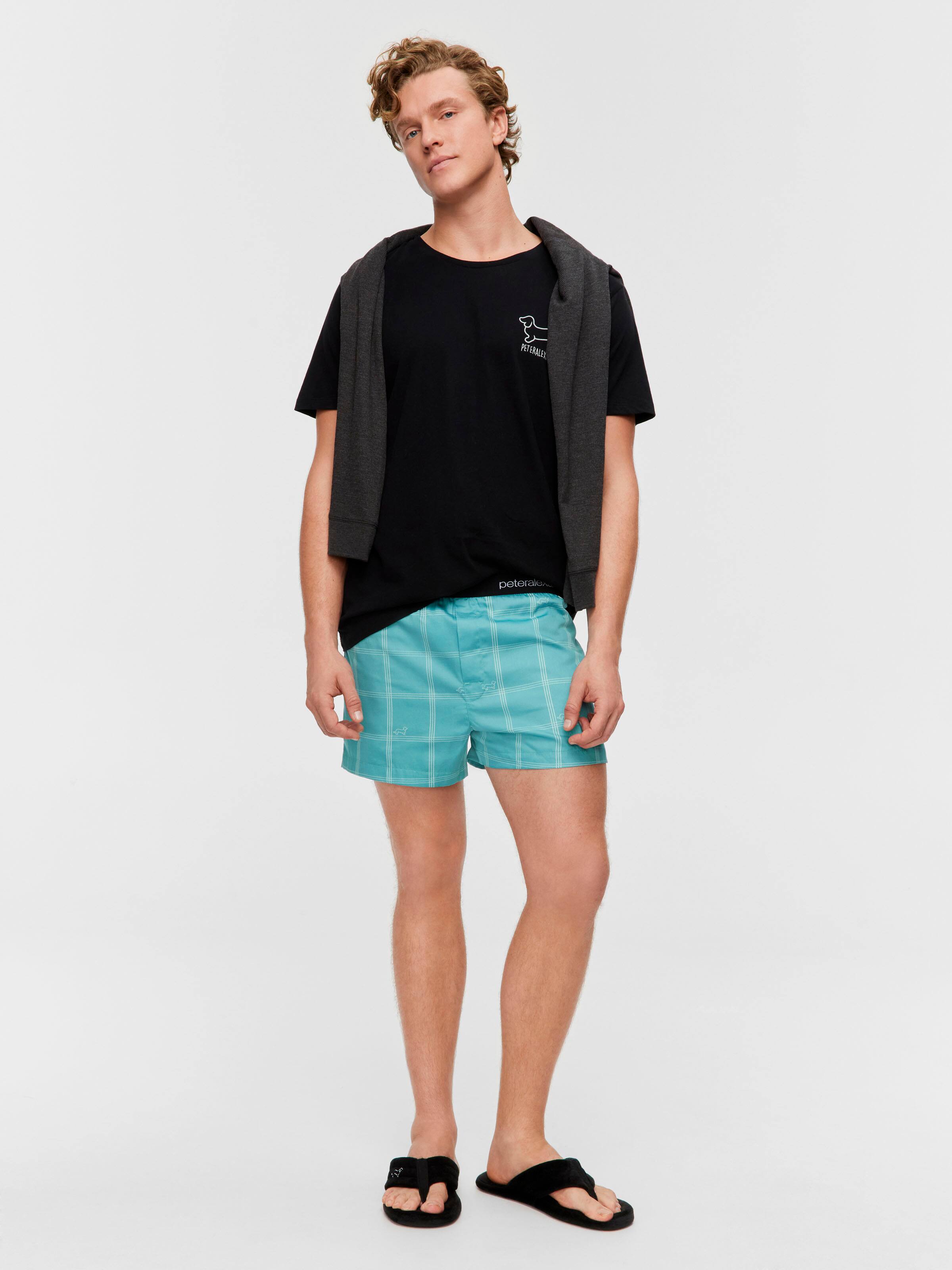 Windowpane Boxer Short
