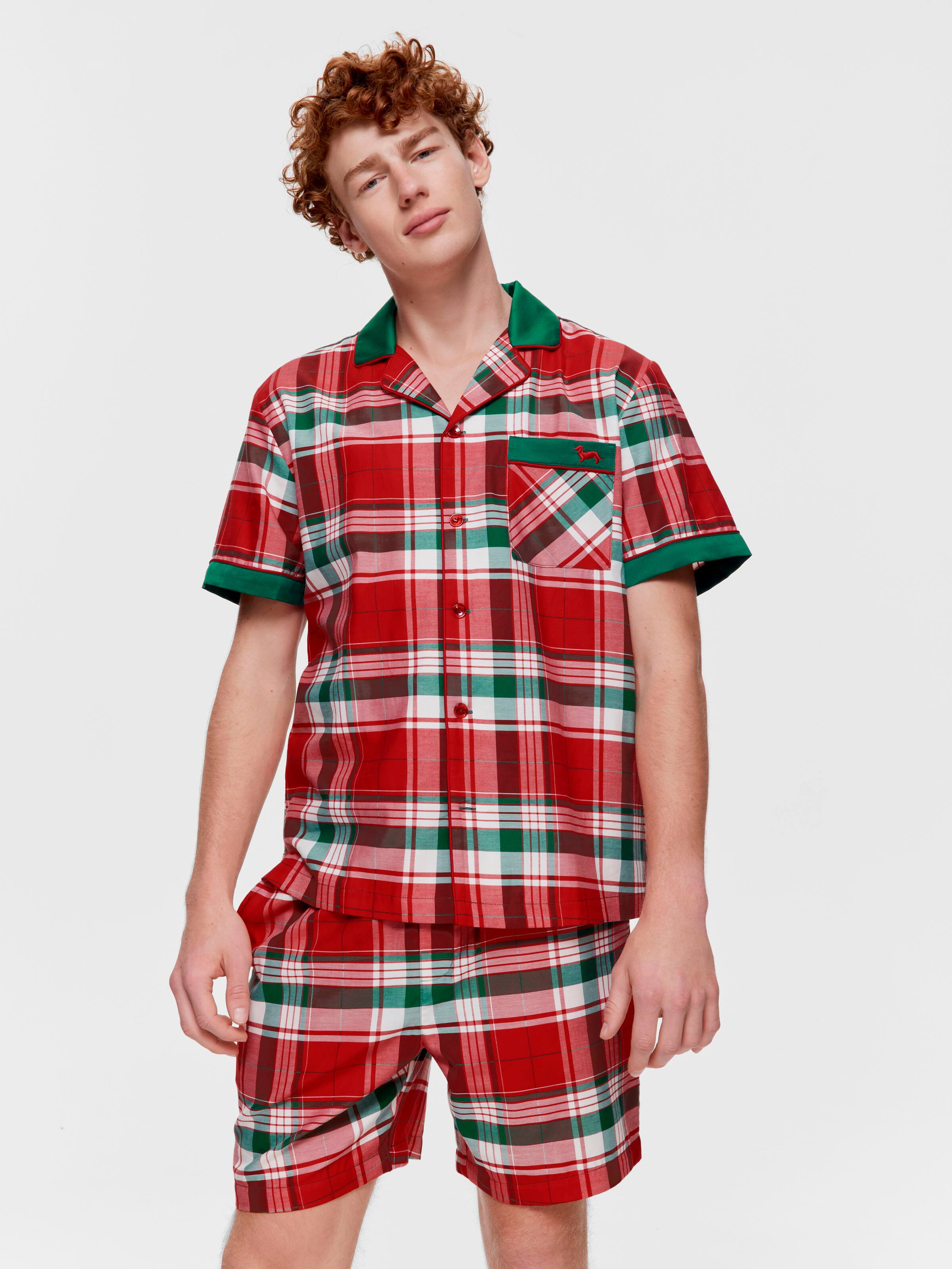 Tartan 100% Cotton Short Sleeve Shirt